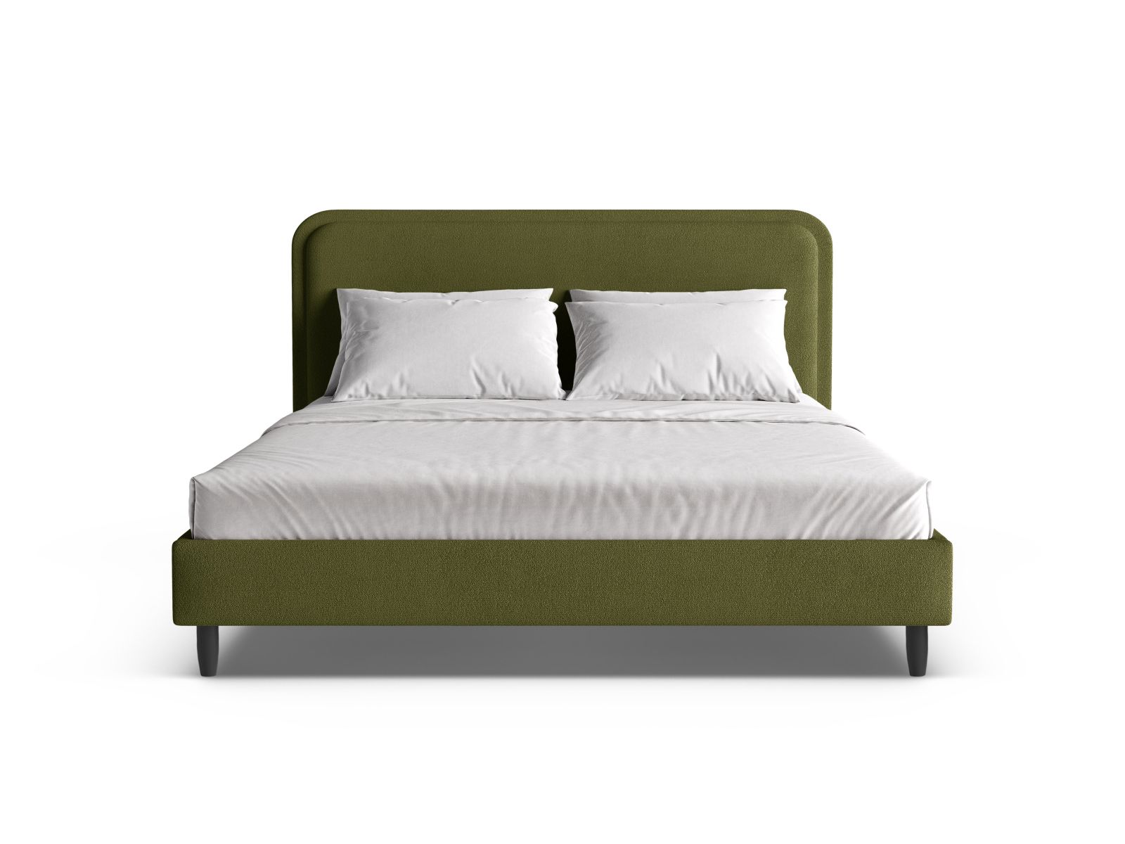 Bed With Headboard, "Aveline", 215x214x117
