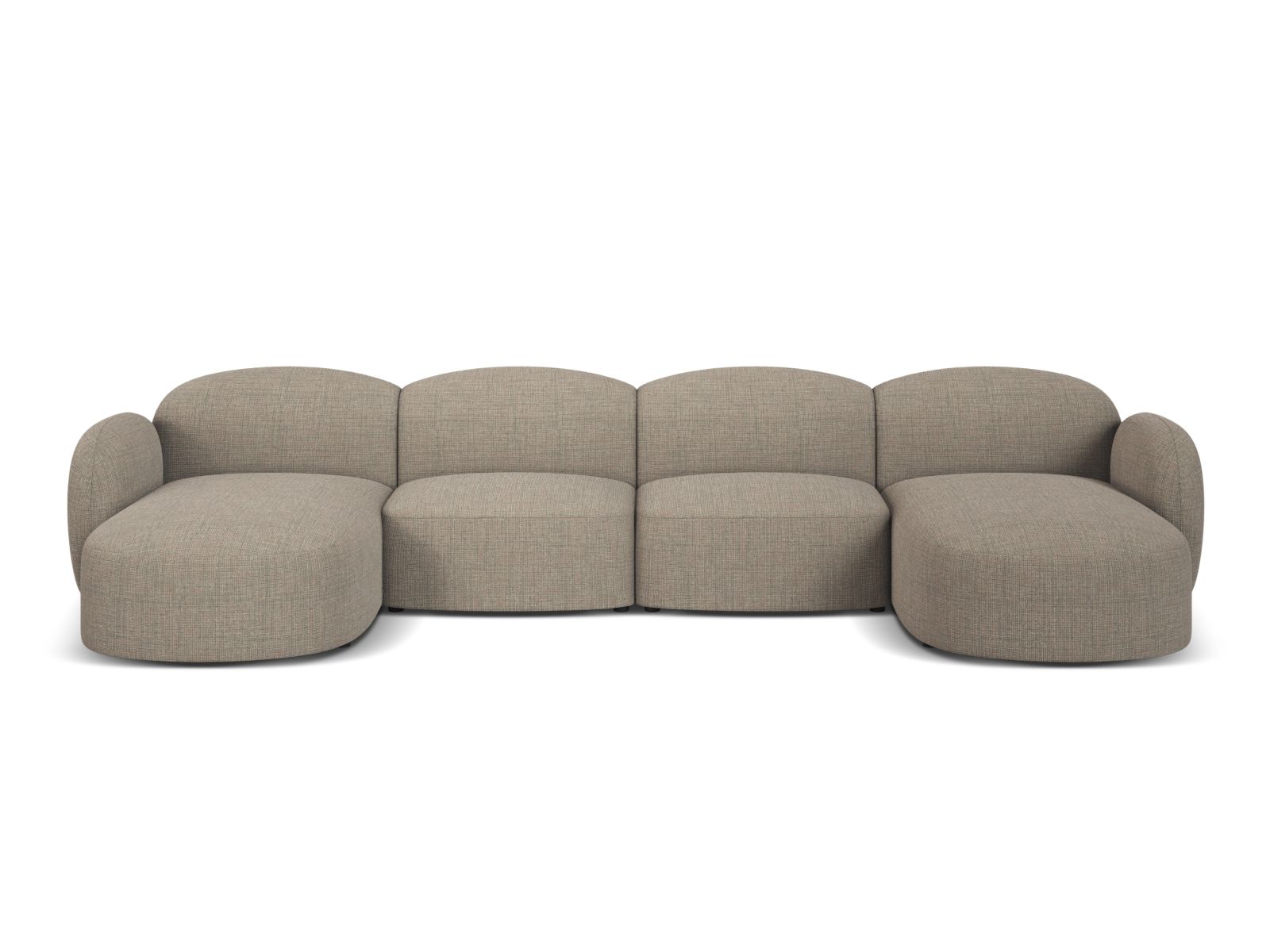 Panoramic Sofa, "Blair", 6 Seats, 354x167x76