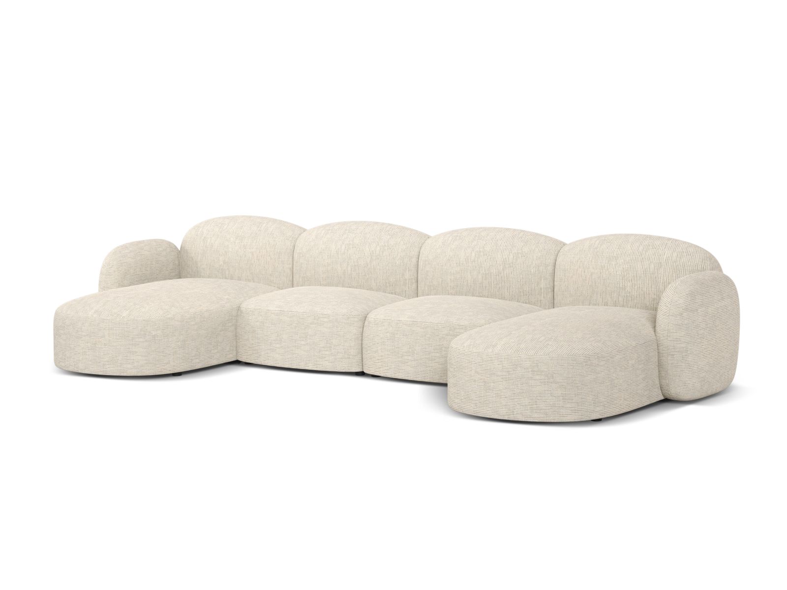 Panoramic Sofa, "Blair", 6 Seats, 354x167x76