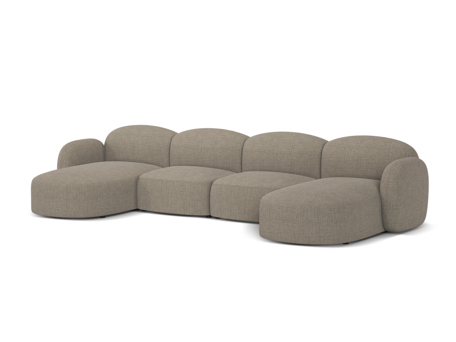 Panoramic Sofa, "Blair", 6 Seats, 354x167x76