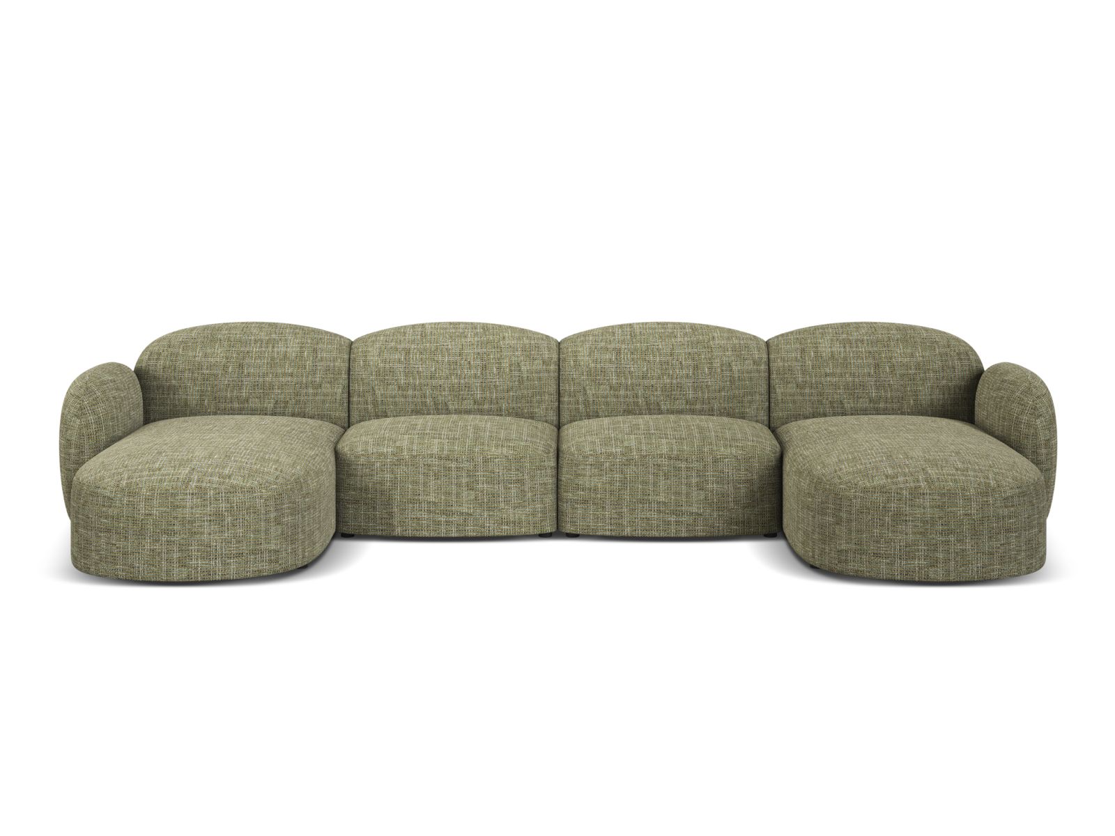 Panoramic Sofa, "Blair", 6 Seats, 354x167x76