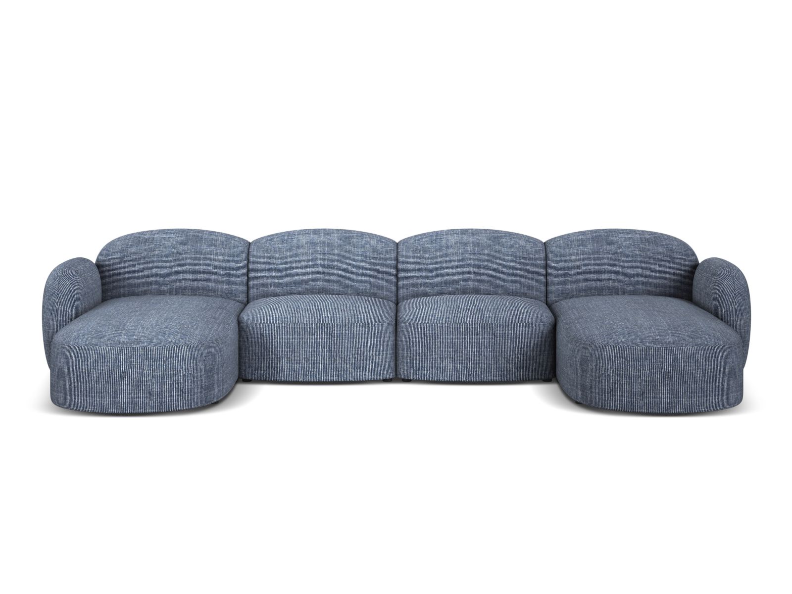 Panoramic Sofa, "Blair", 6 Seats, 354x167x76