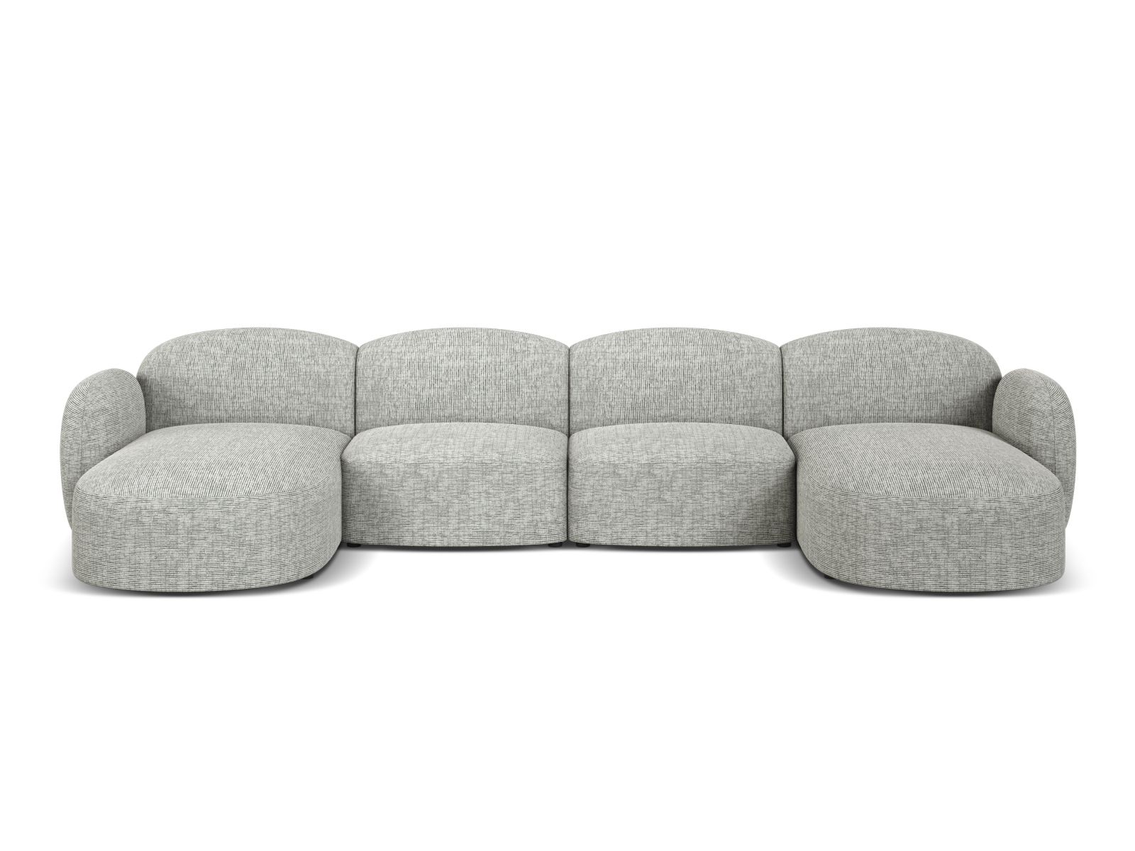 Panoramic Sofa, "Blair", 6 Seats, 354x167x76
