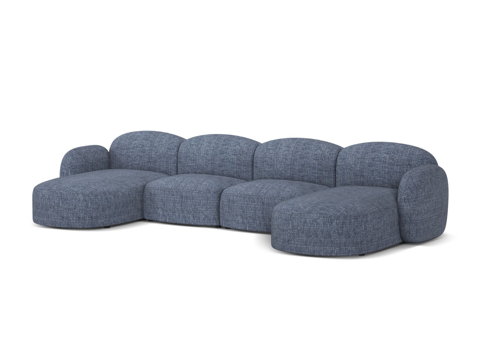 Panoramic Sofa, "Blair", 6 Seats, 354x167x76