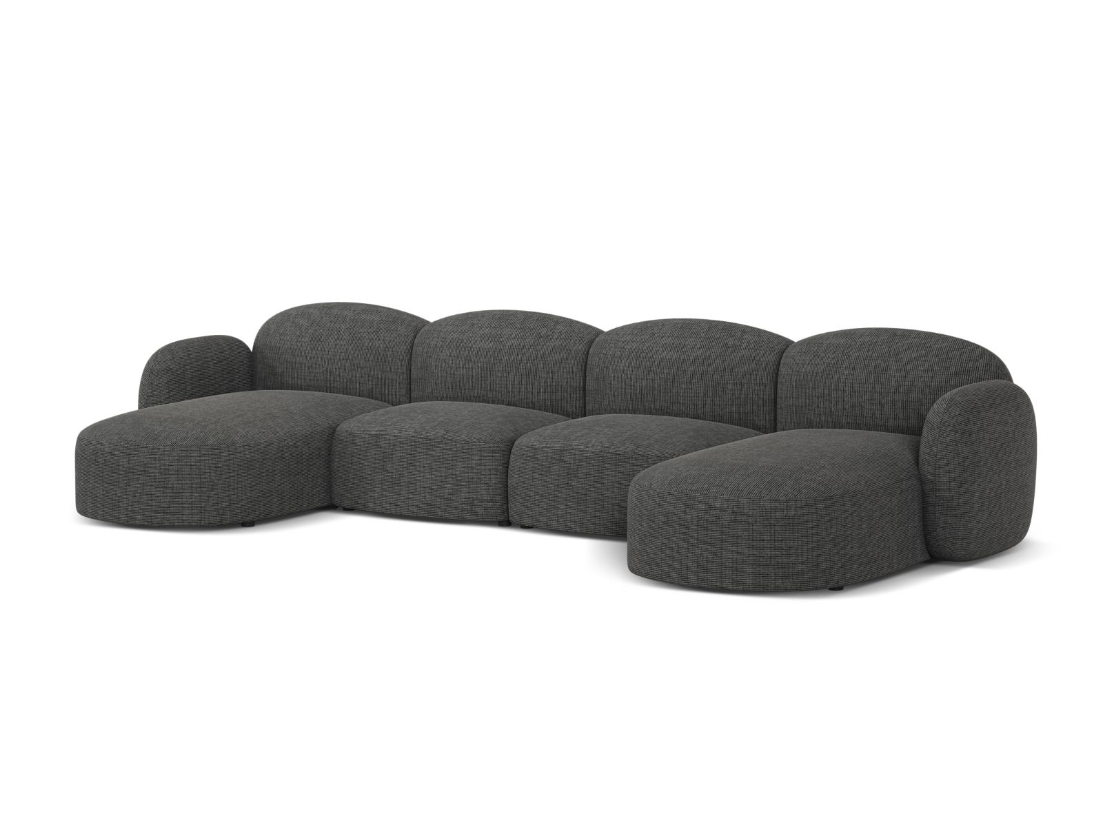 Panoramic Sofa, "Blair", 6 Seats, 354x167x76