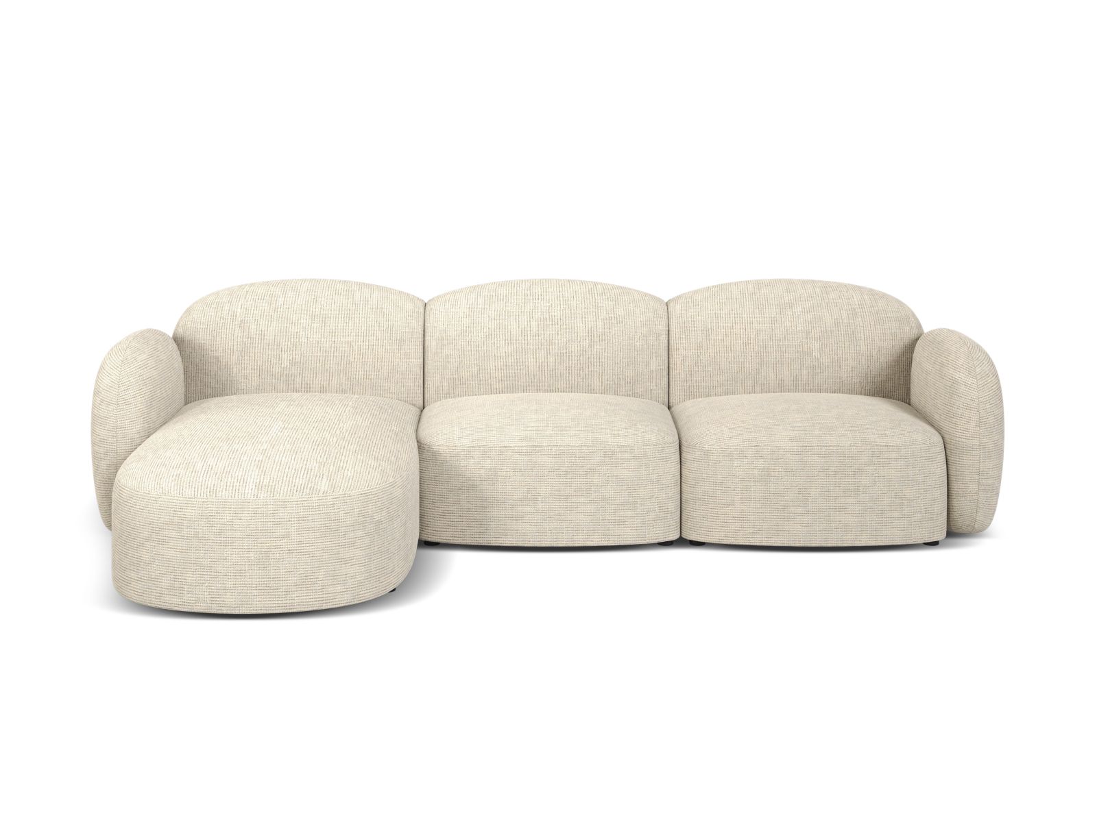 Left Corner Sofa, "Blair", 4 Seats, 274x167x76