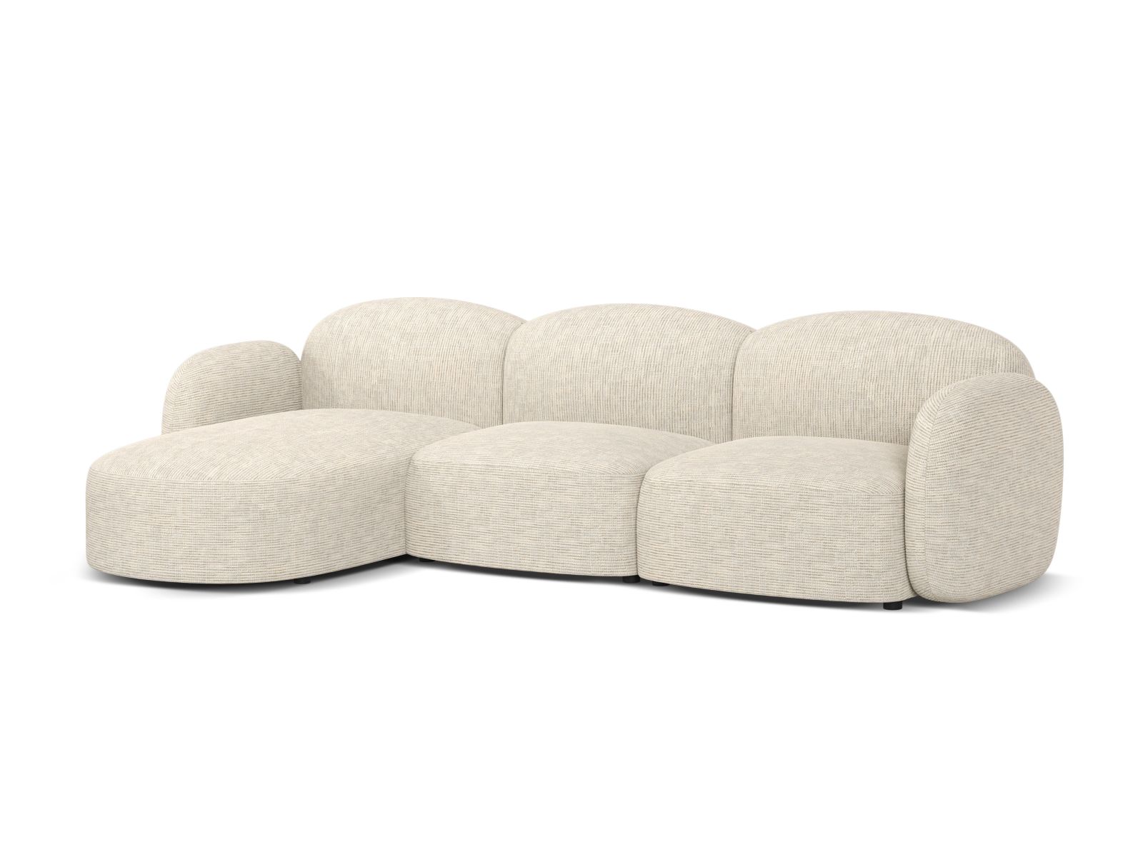 Left Corner Sofa, "Blair", 4 Seats, 274x167x76
