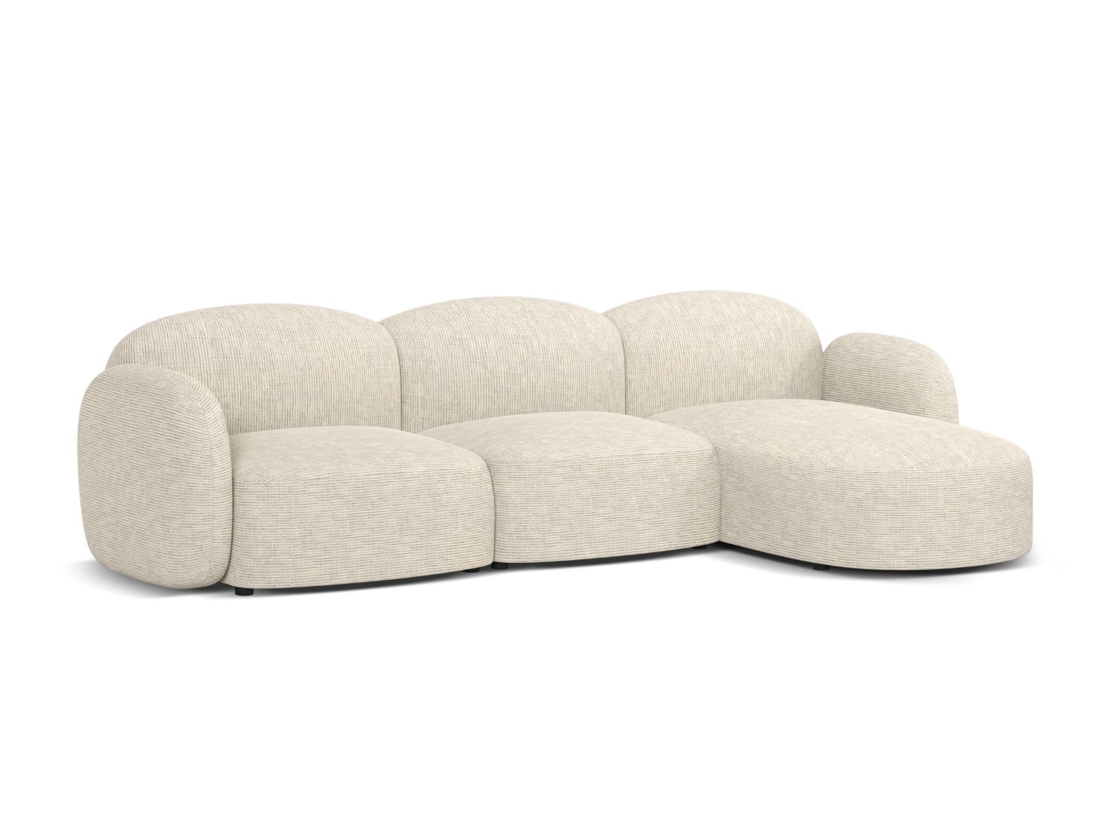 Right Corner Sofa, "Blair", 4 Seats, 274x167x76