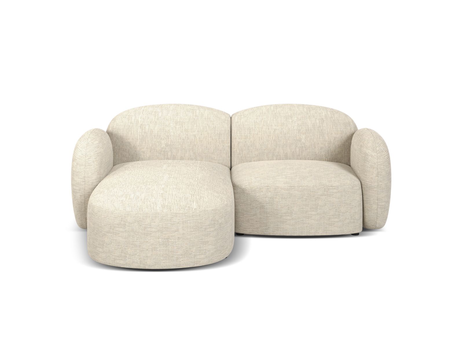 Left Corner Sofa, "Blair", 3 Seats, 194x167x76