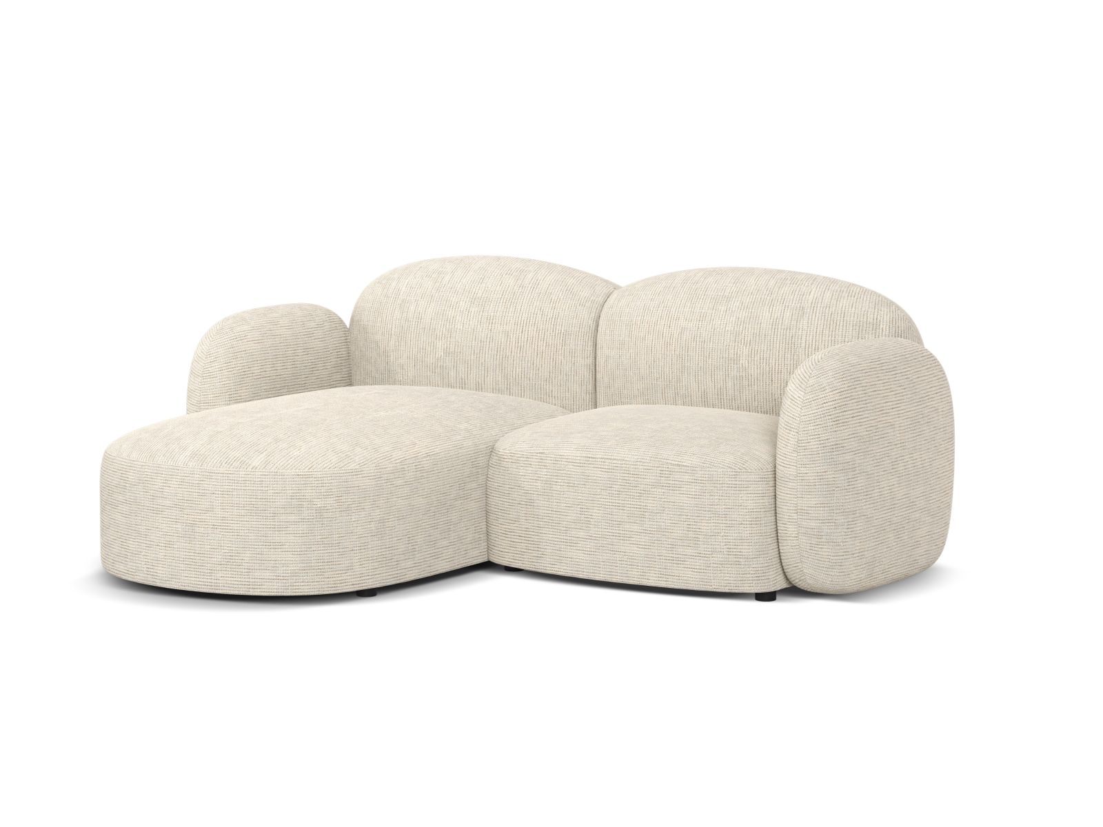 Left Corner Sofa, "Blair", 3 Seats, 194x167x76
