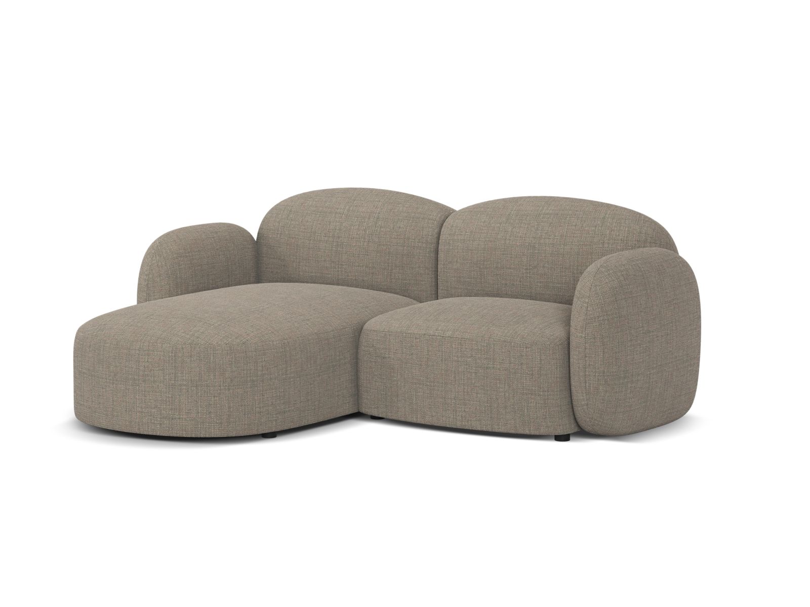 Left Corner Sofa, "Blair", 3 Seats, 194x167x76