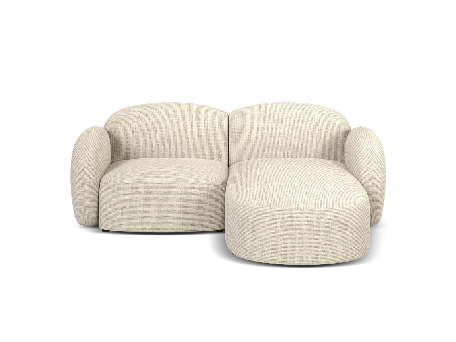 Right Corner Sofa, "Blair", 3 Seats, 194x167x76