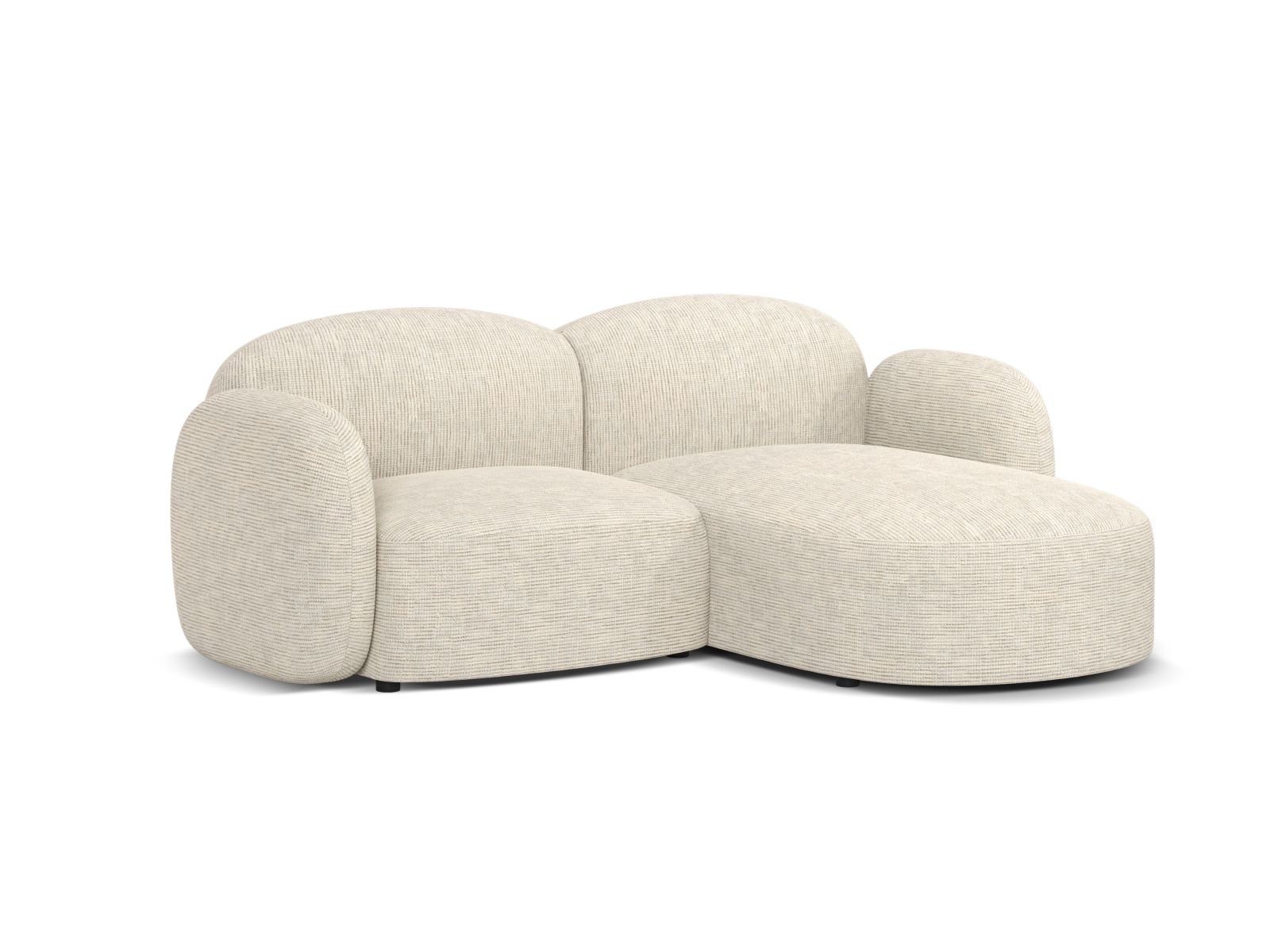 Right Corner Sofa, "Blair", 3 Seats, 194x167x76
