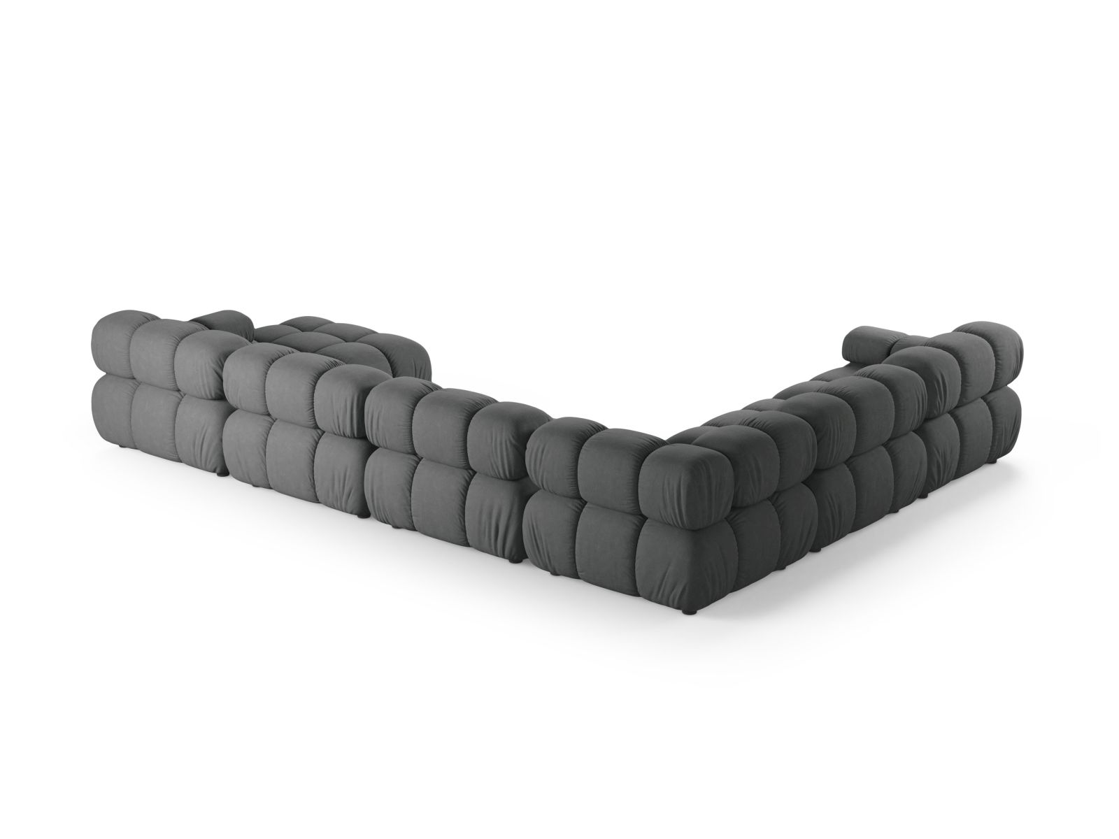 Modular Panoramic Left Corner Sofa, "Bellis", 8 Seats, 376x282x70