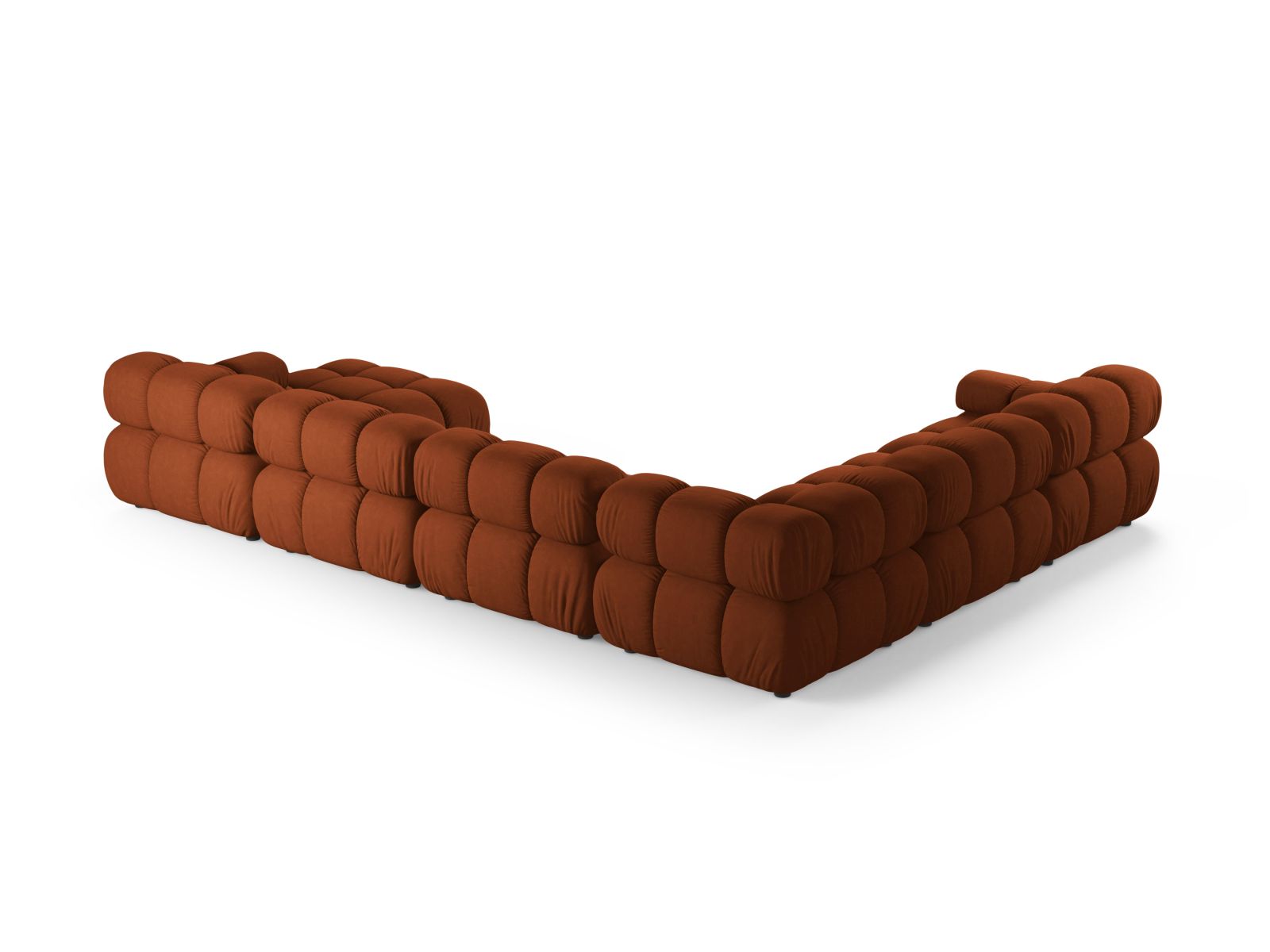 Modular Panoramic Left Corner Sofa, "Bellis", 8 Seats, 376x282x70