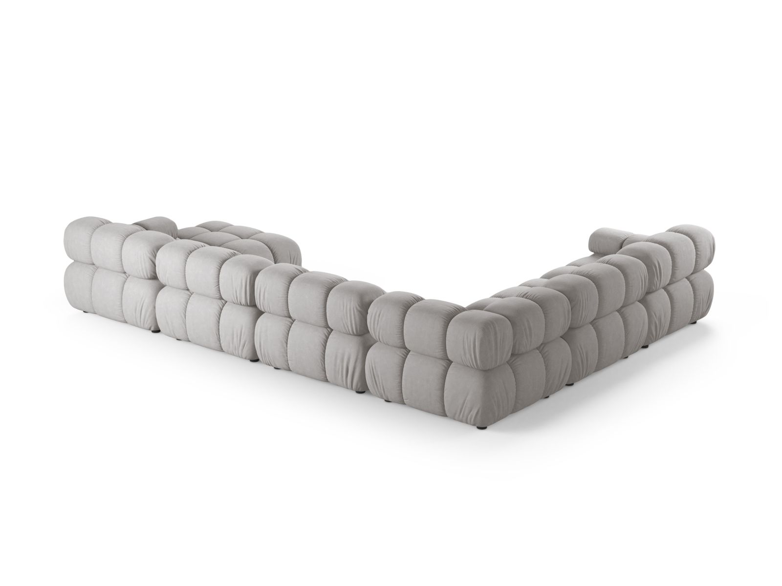 Modular Panoramic Left Corner Sofa, "Bellis", 8 Seats, 376x282x70