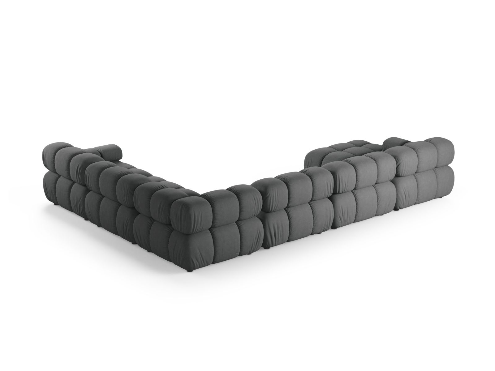 Modular Panoramic Right Corner Sofa, "Bellis", 8 Seats, 376x282x70