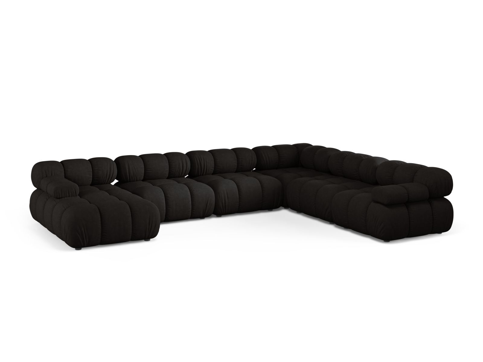 Modular Panoramic Right Corner Sofa, "Bellis", 8 Seats, 376x282x70