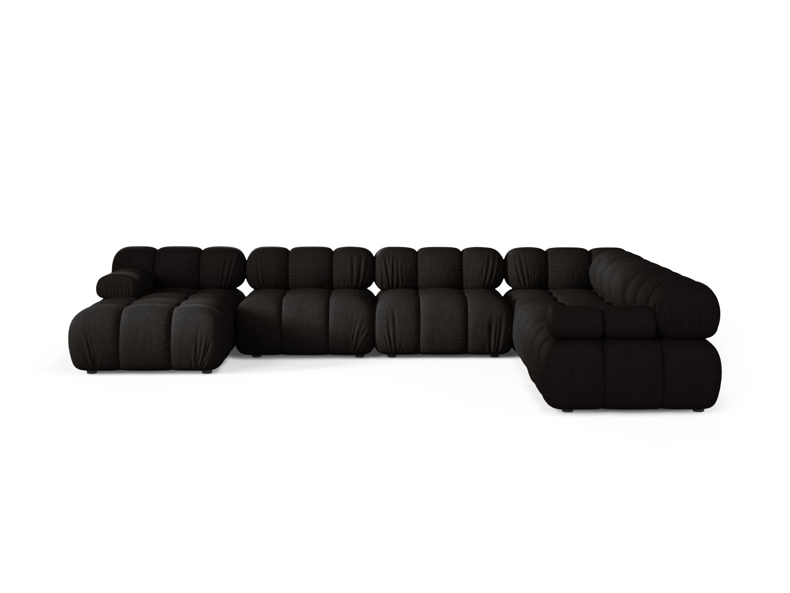Modular Panoramic Right Corner Sofa, "Bellis", 8 Seats, 376x282x70