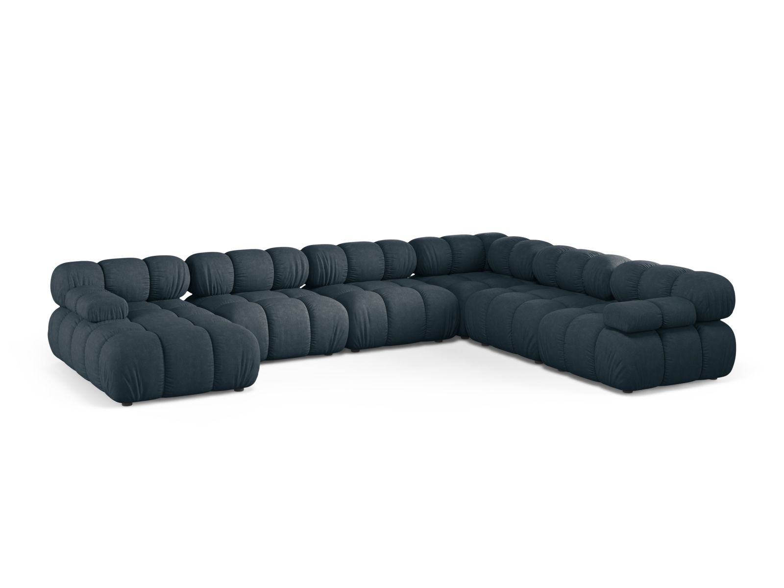 Modular Panoramic Right Corner Sofa, "Bellis", 8 Seats, 376x282x70