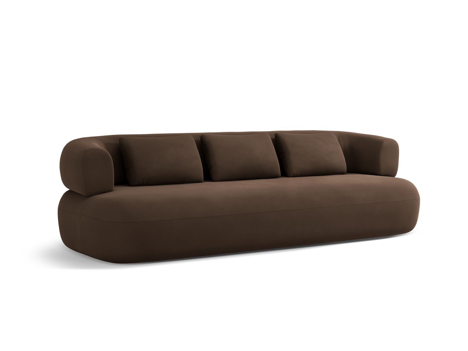 Velvet Sofa, "Jenny", 3 Seats, 200x90x73