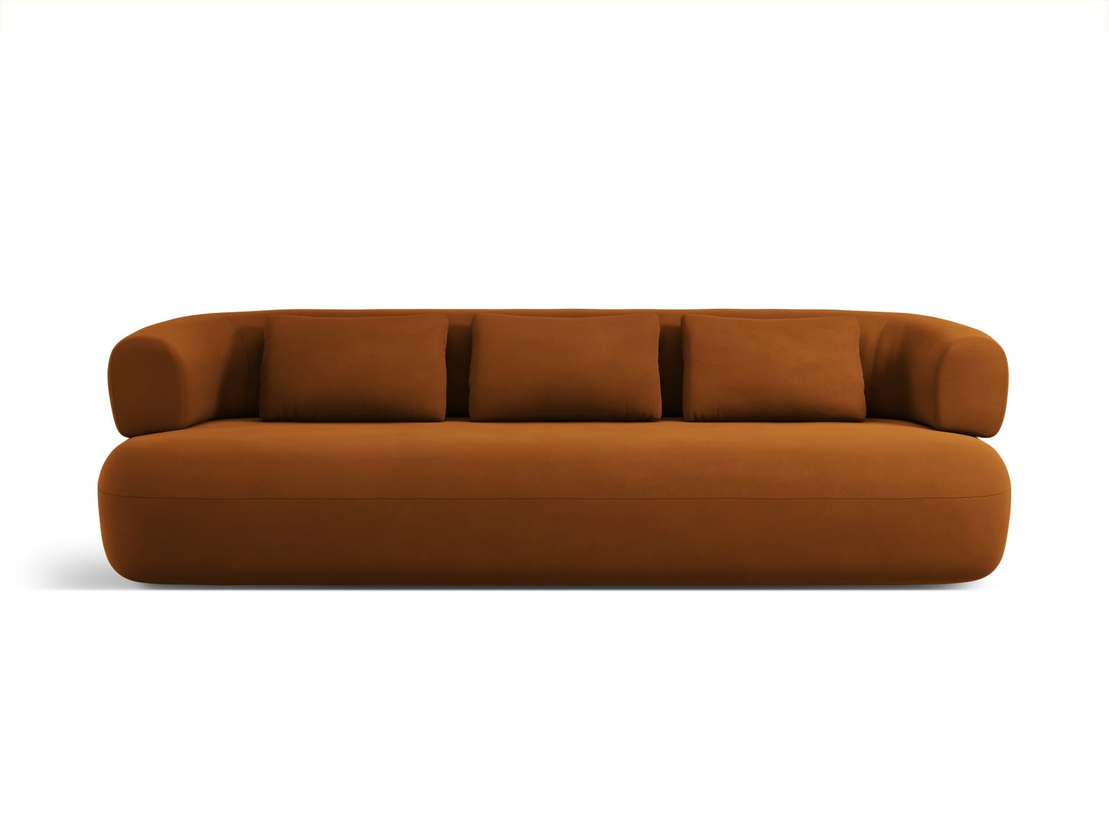Velvet Sofa, "Jenny", 3 Seats, 200x90x73