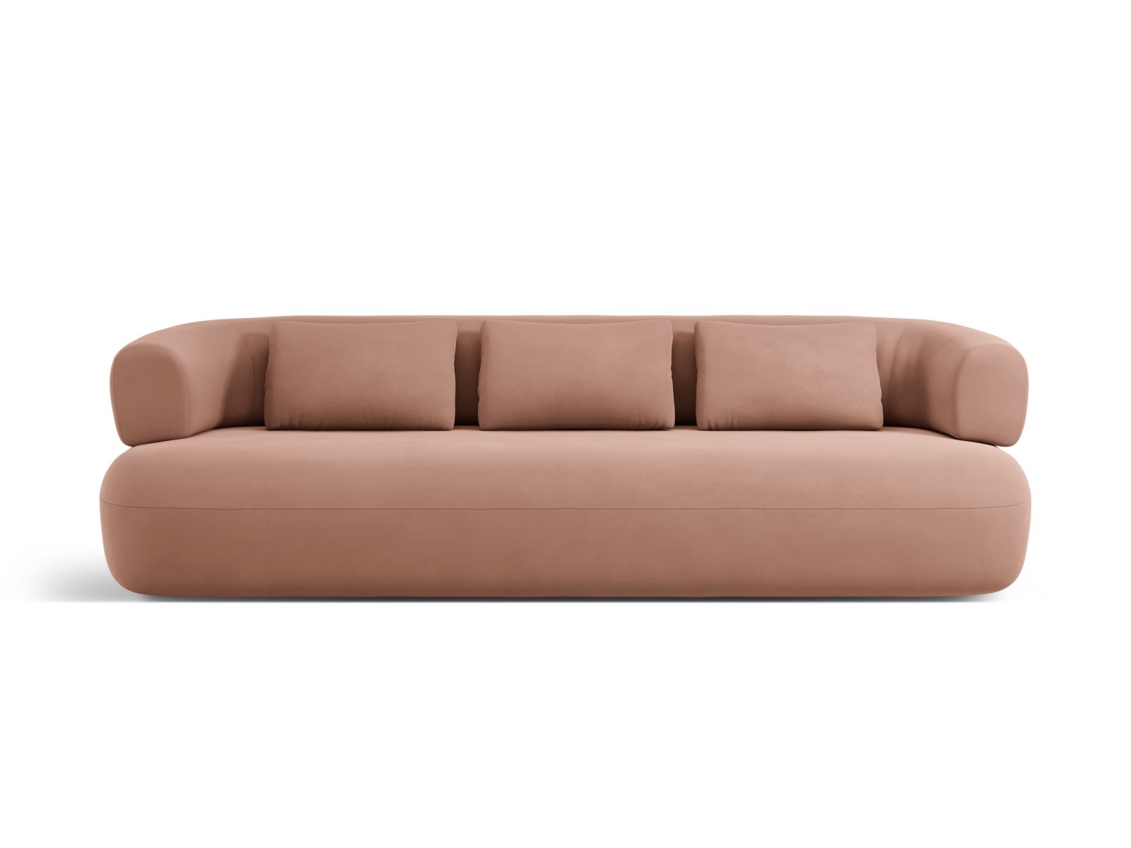 Velvet Sofa, "Jenny", 3 Seats, 200x90x73