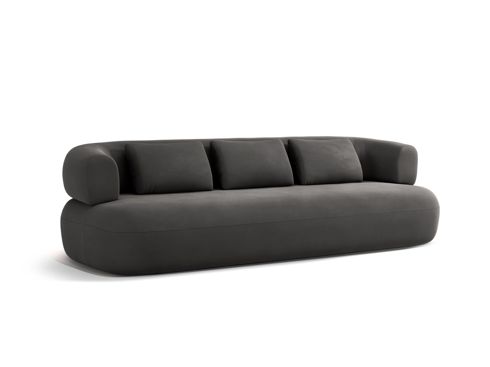 Velvet Sofa, "Jenny", 3 Seats, 200x90x73