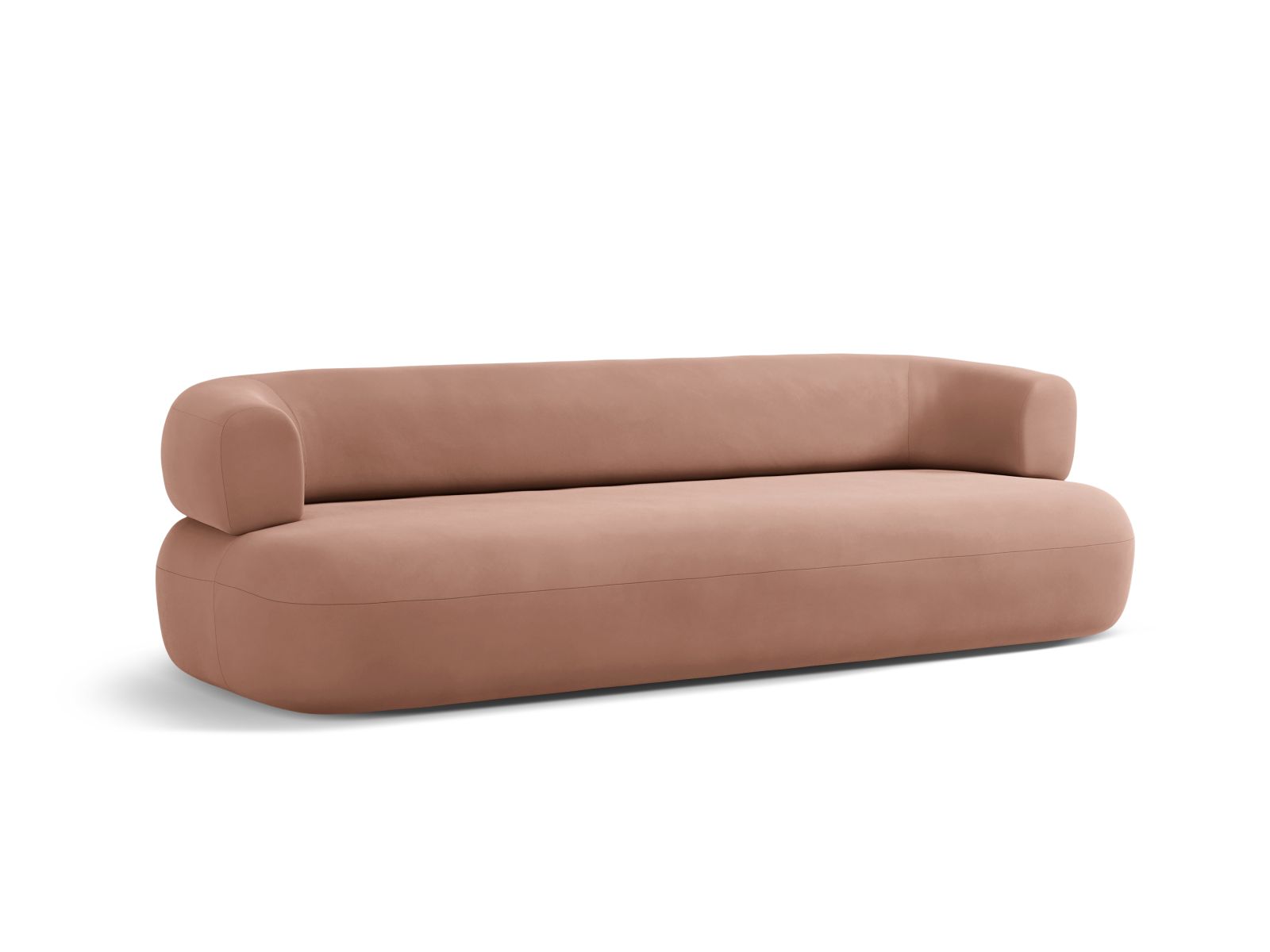 Velvet Sofa, "Jenny", 3 Seats, 200x90x73