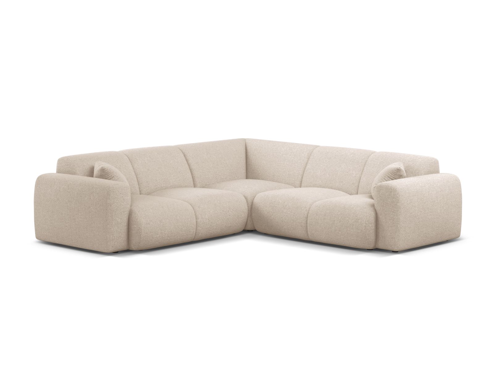 Symmetrical Corner Sofa, "Molino", 5 Seats, 252x252x72