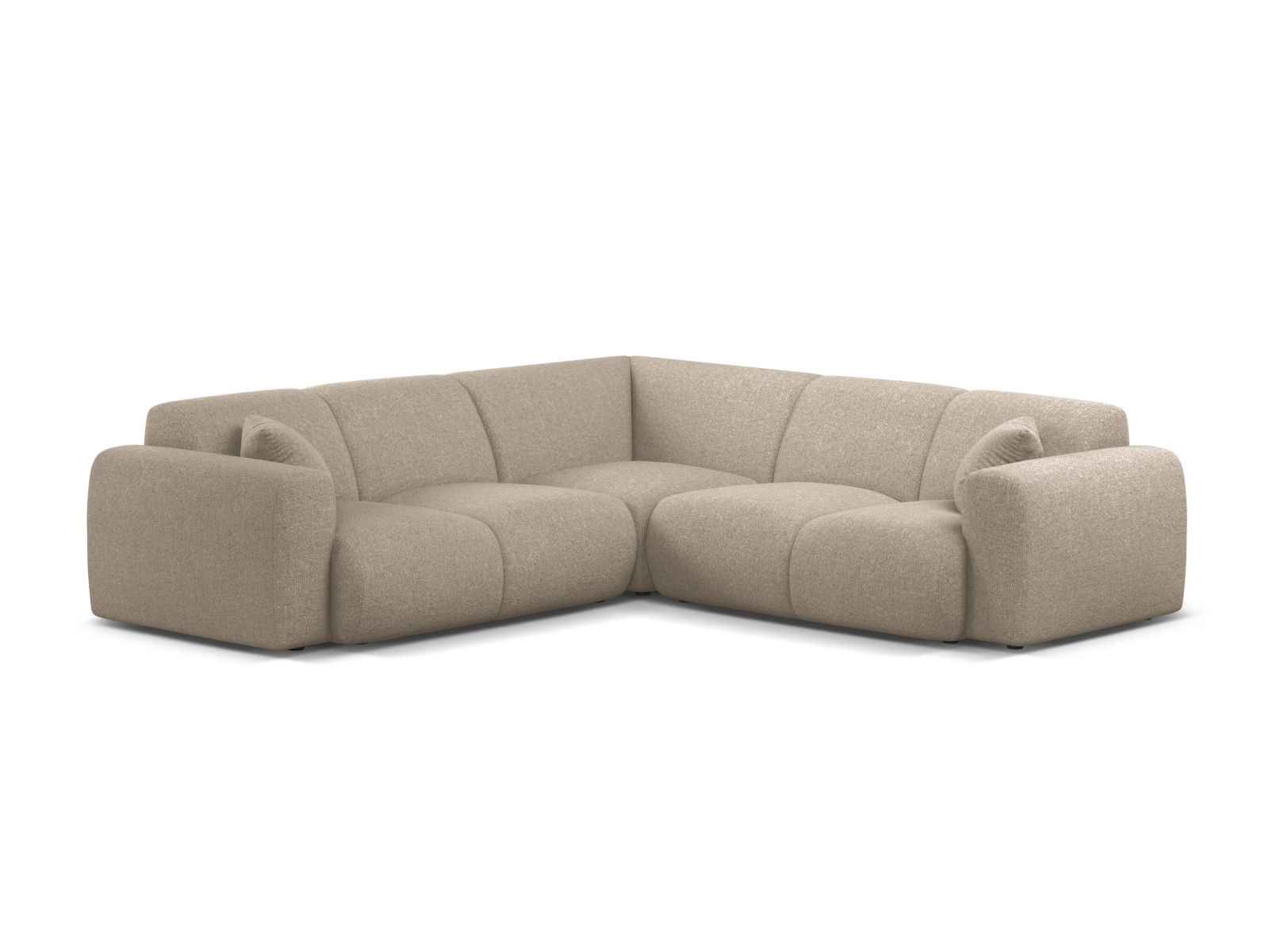 Symmetrical Corner Sofa, "Molino", 5 Seats, 252x252x72