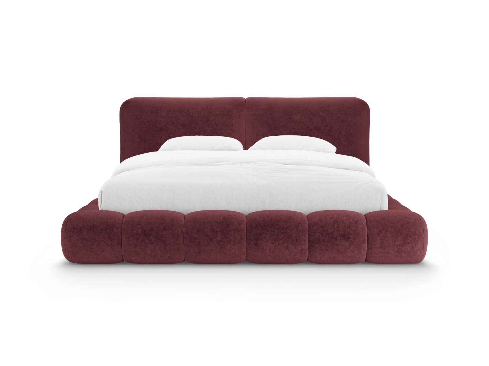 Storage Bed With Headboard, "Solange", 222x236x90