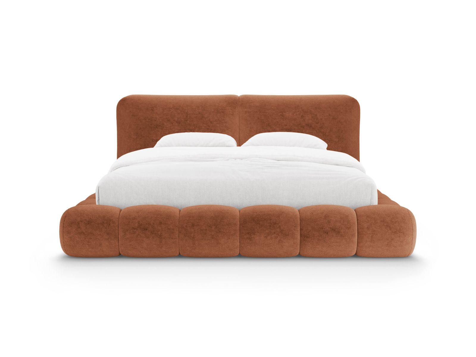 Storage Bed With Headboard, "Solange", 242x236x90