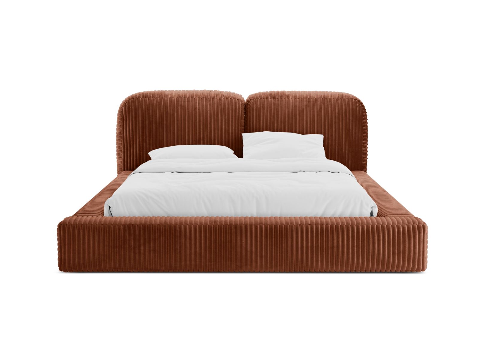 Storage Bed With Headboard, "Martina", 186x246x101