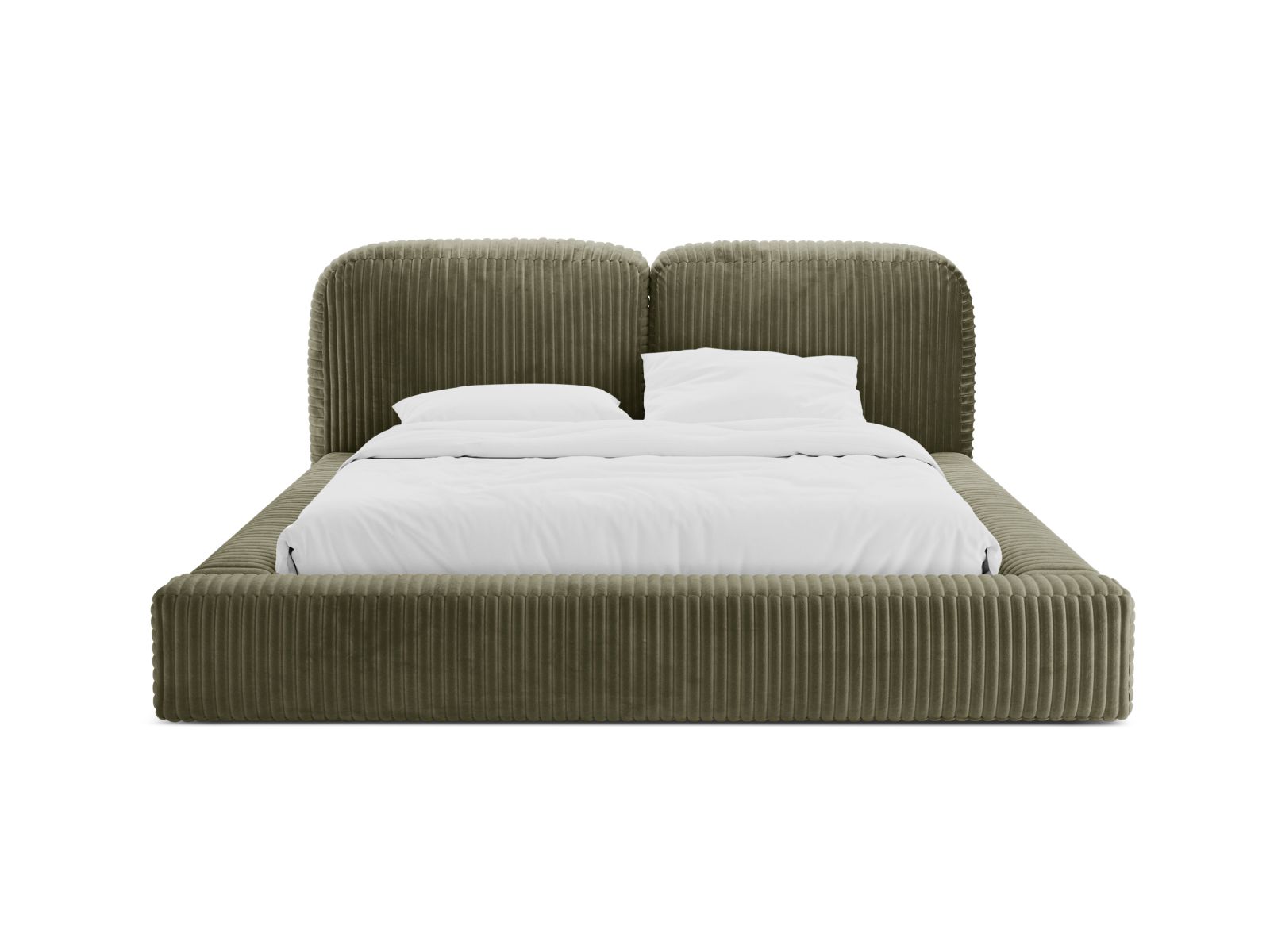 Storage Bed With Headboard, "Martina", 226x246x101