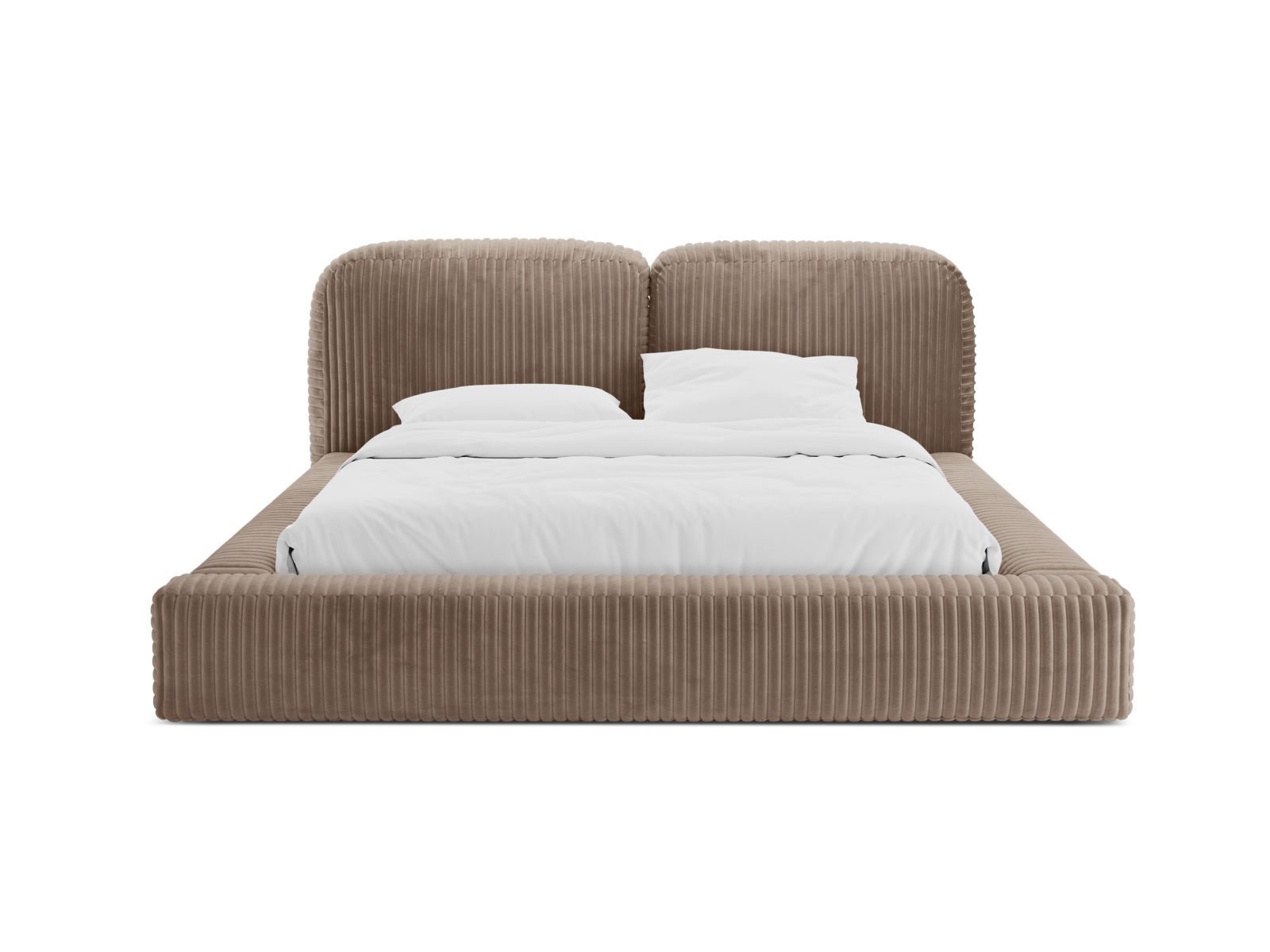 Storage Bed With Headboard, "Martina", 246x246x101