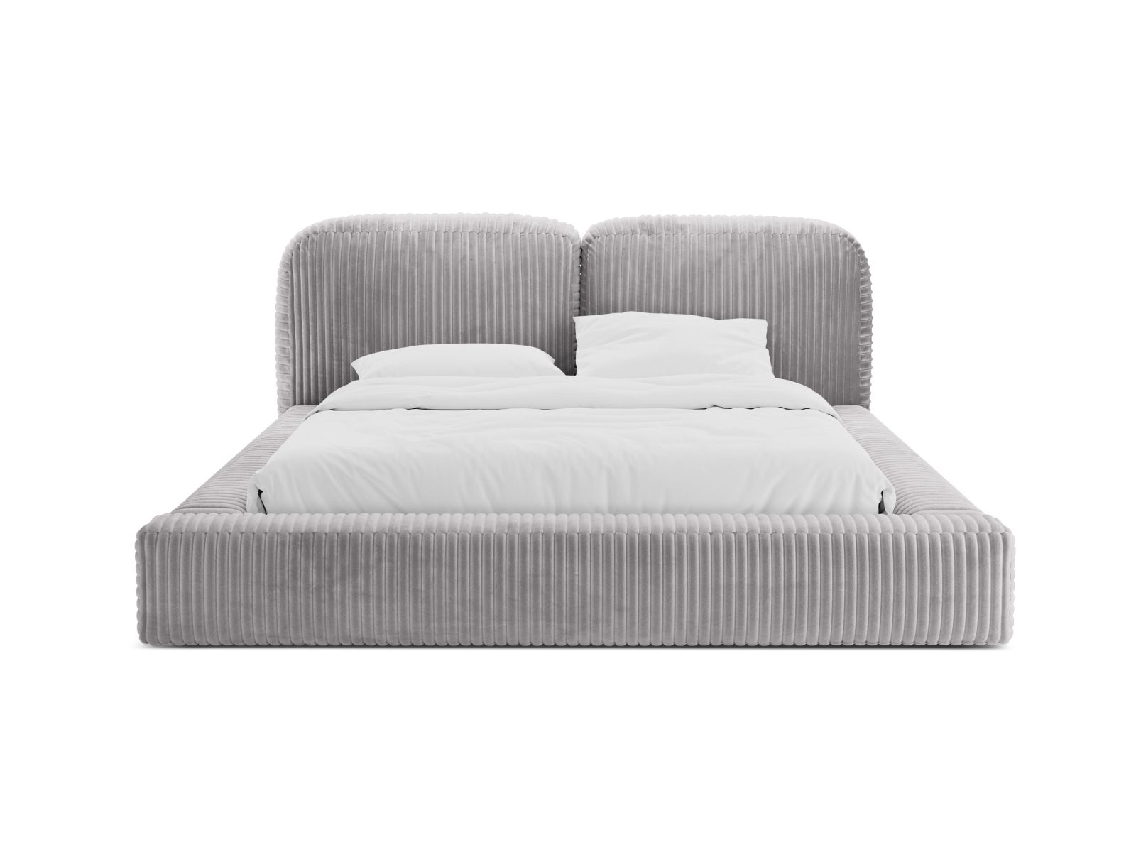 Storage Bed With Headboard, "Martina", 246x246x101