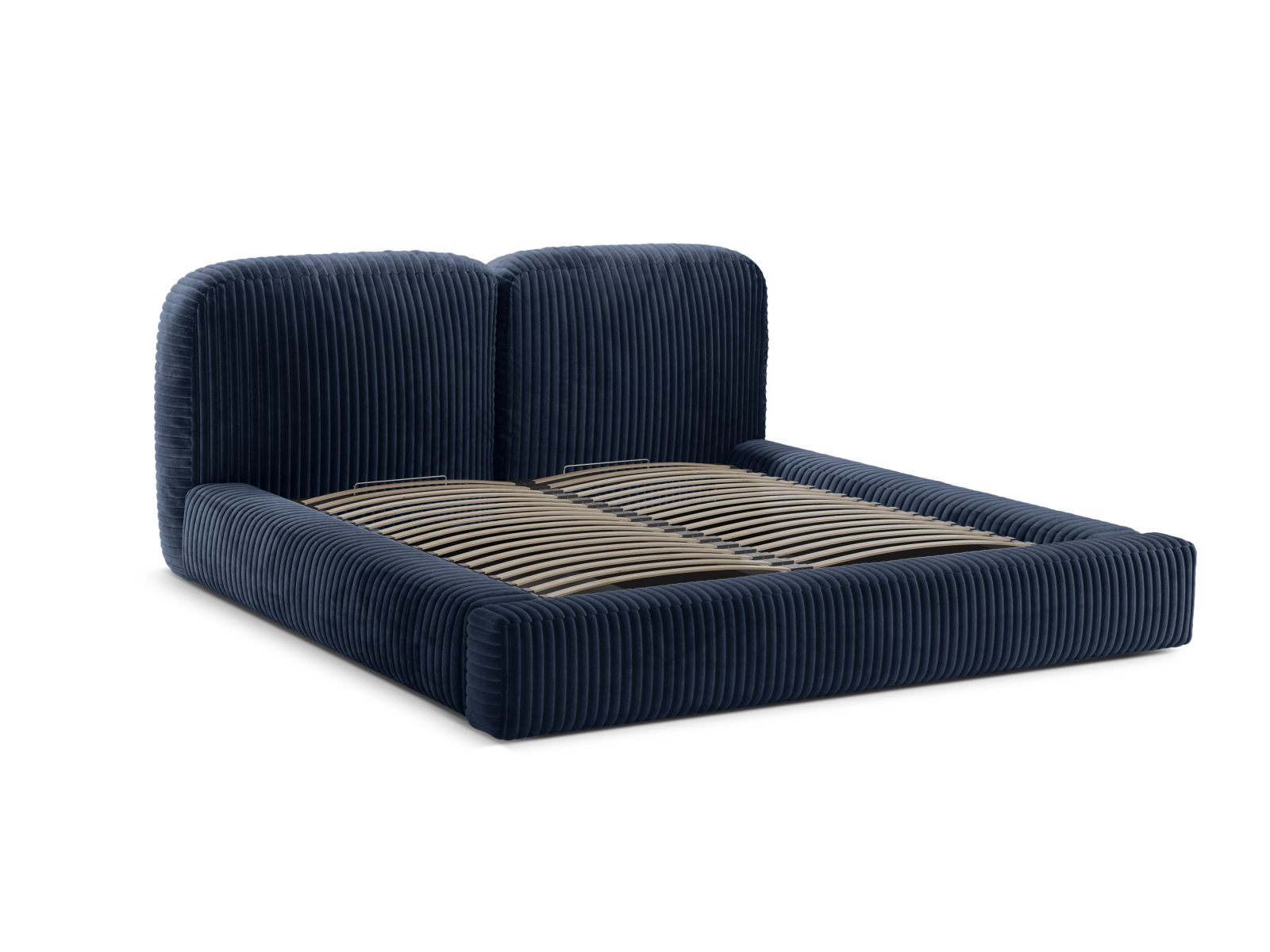 Storage Bed With Headboard, "Martina", 246x246x101