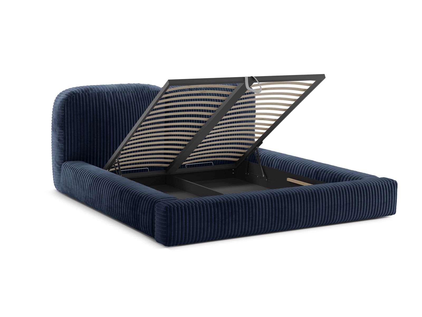 Storage Bed With Headboard, "Martina", 246x246x101