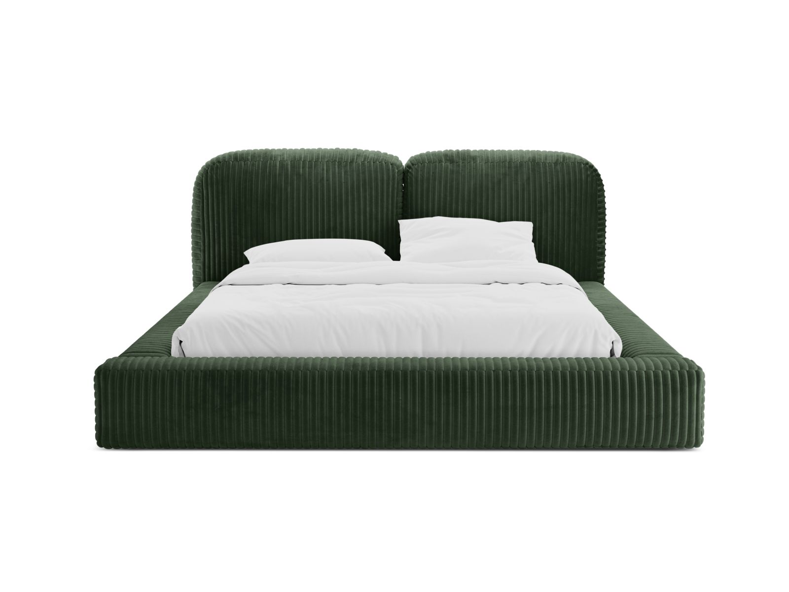 Storage Bed With Headboard, "Martina", 246x246x101