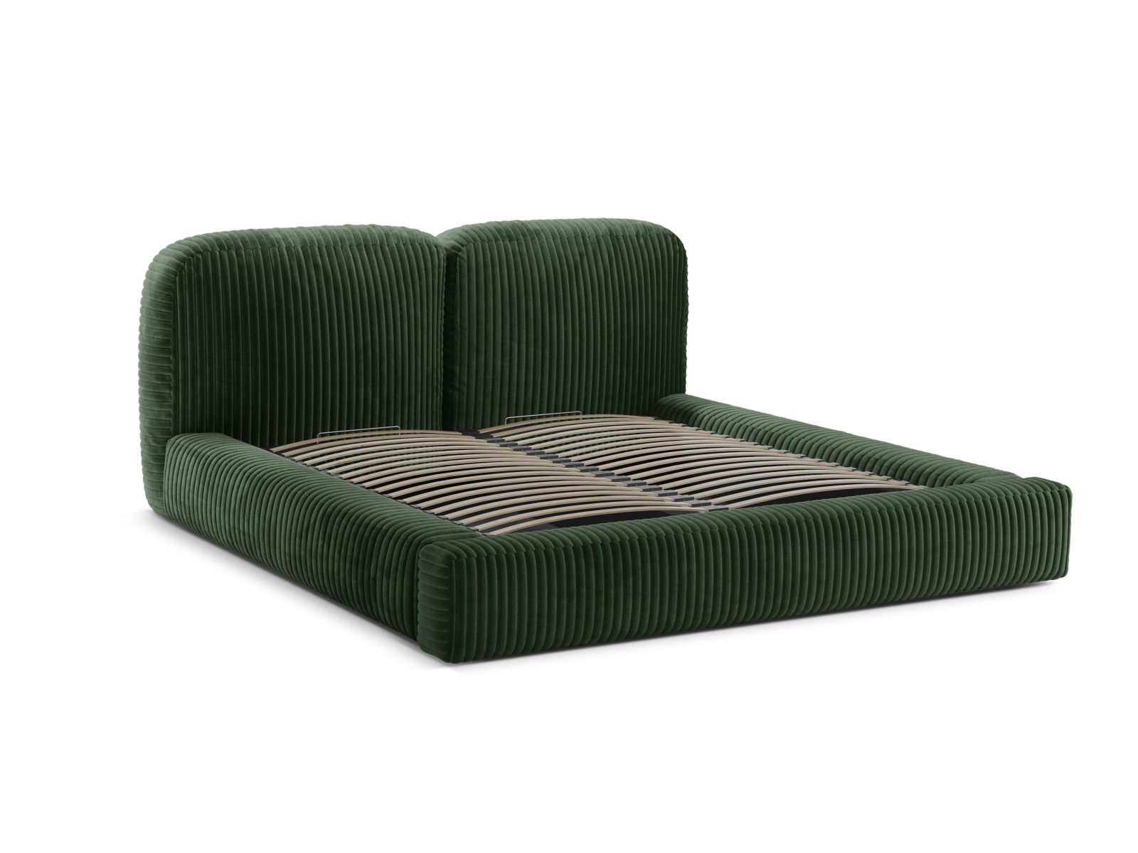 Storage Bed With Headboard, "Martina", 246x246x101