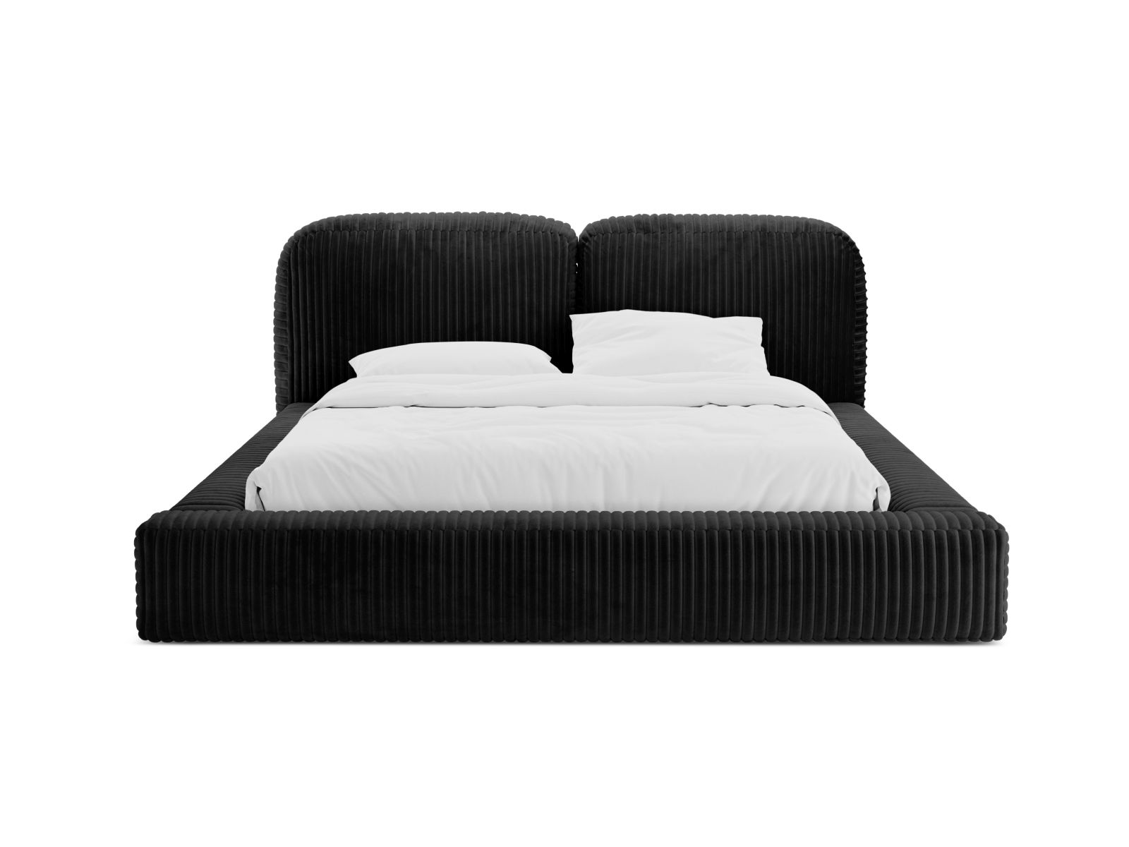 Storage Bed With Headboard, "Martina", 246x246x101