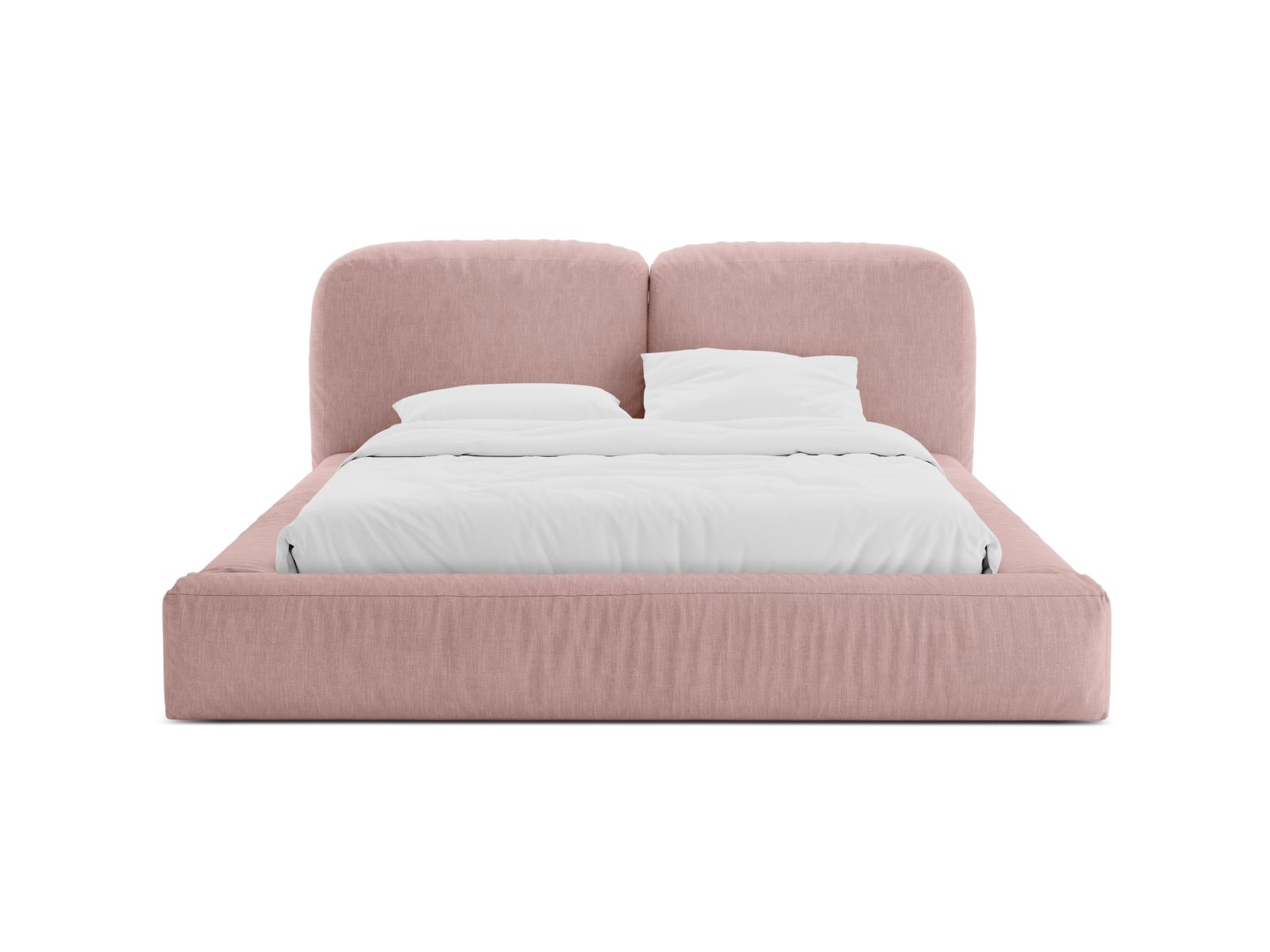 Storage Bed With Headboard, "Martina", 186x246x101