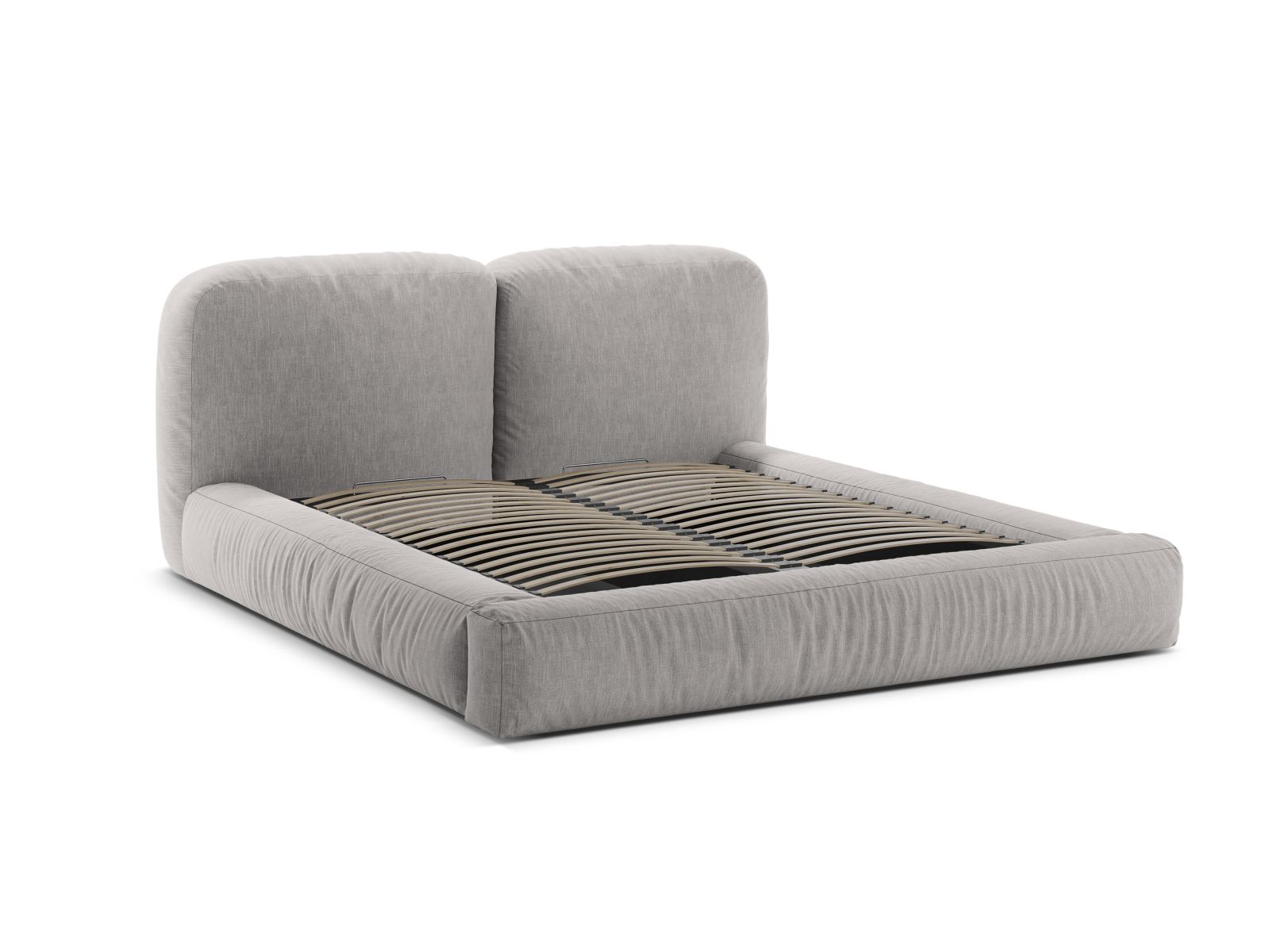 Storage Bed With Headboard, "Martina", 226x246x101