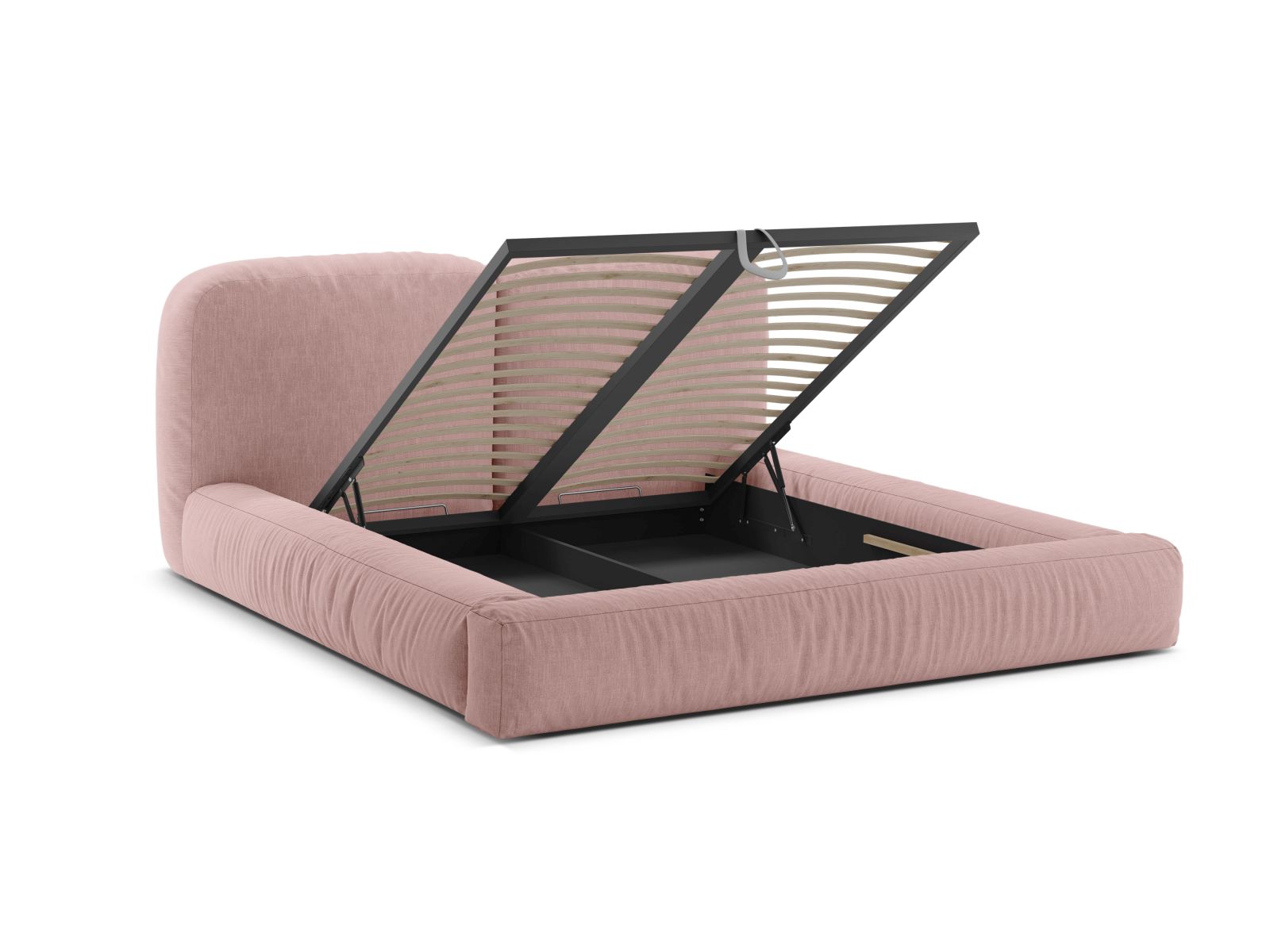 Storage Bed With Headboard, "Martina", 246x246x101