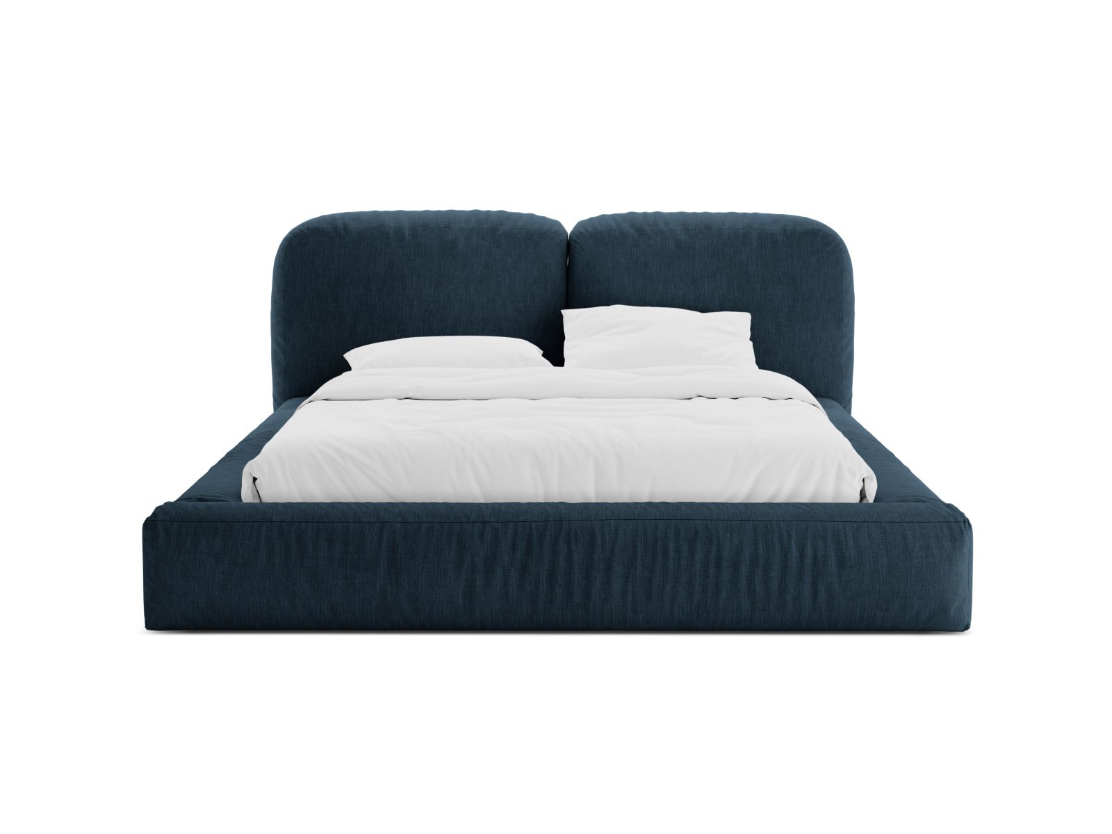 Storage Bed With Headboard, "Martina", 246x246x101