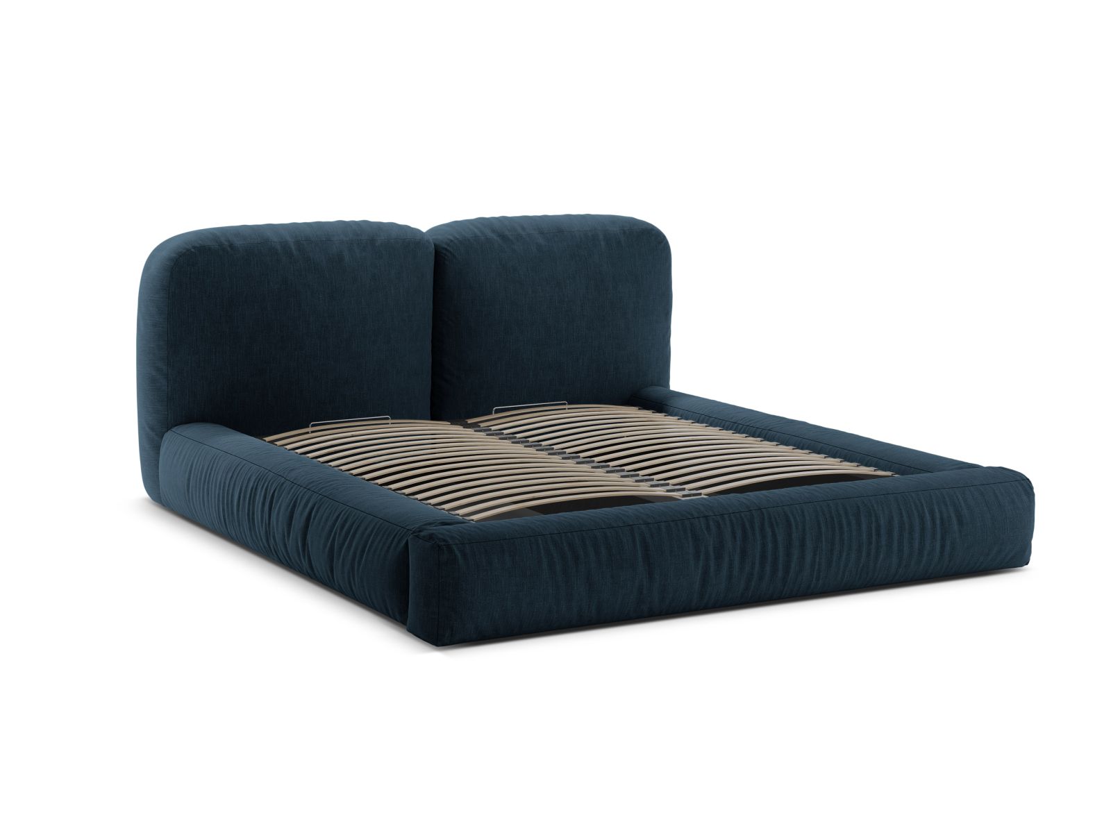 Storage Bed With Headboard, "Martina", 246x246x101