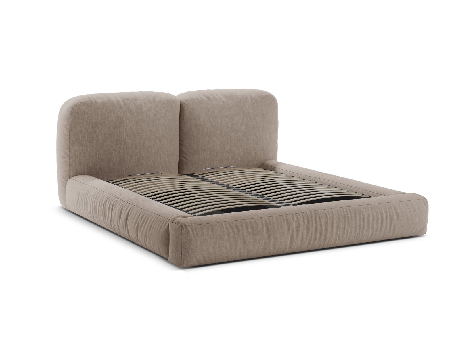 Storage Bed With Headboard, "Martina", 246x246x101