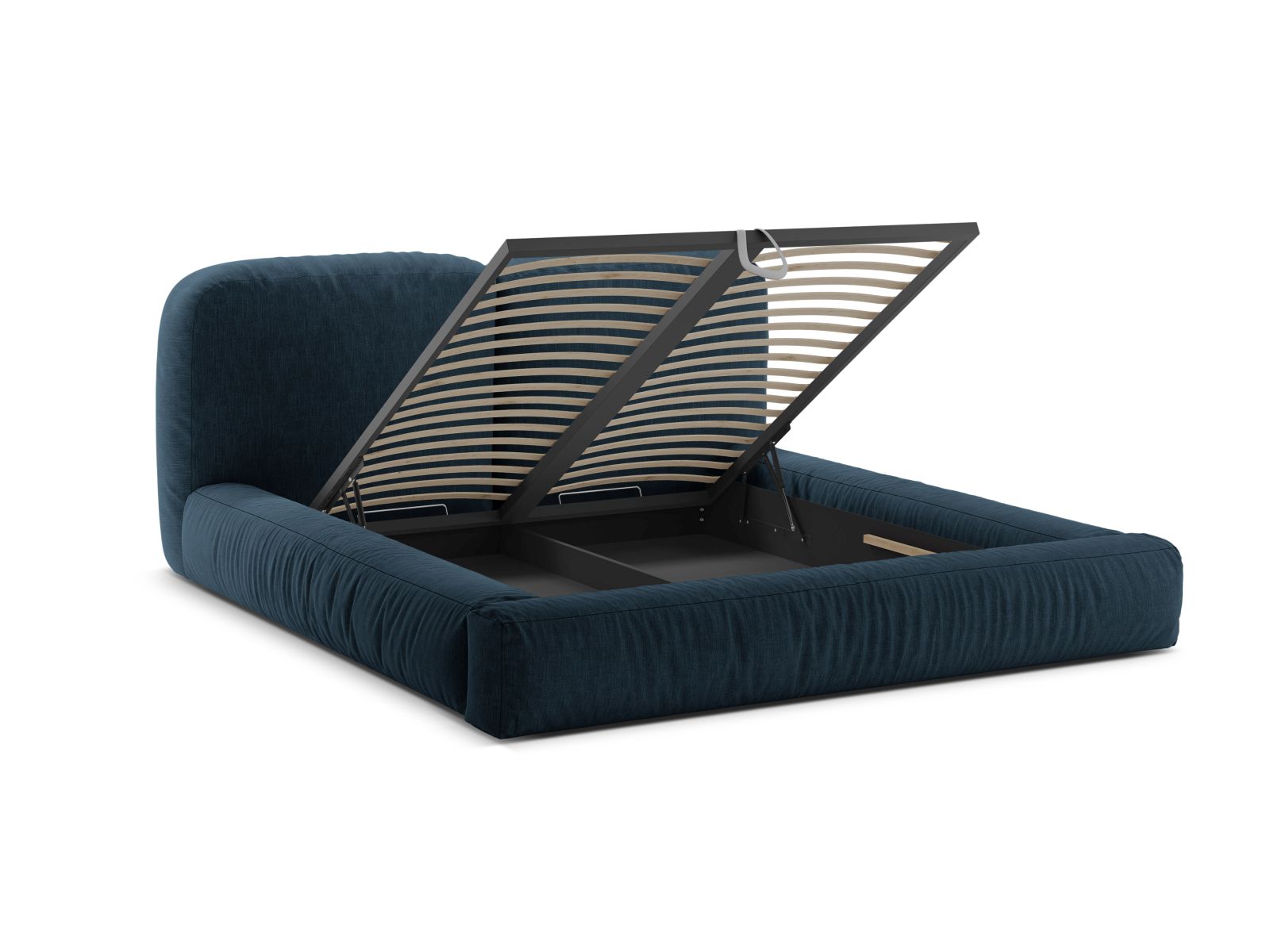 Storage Bed With Headboard, "Martina", 246x246x101