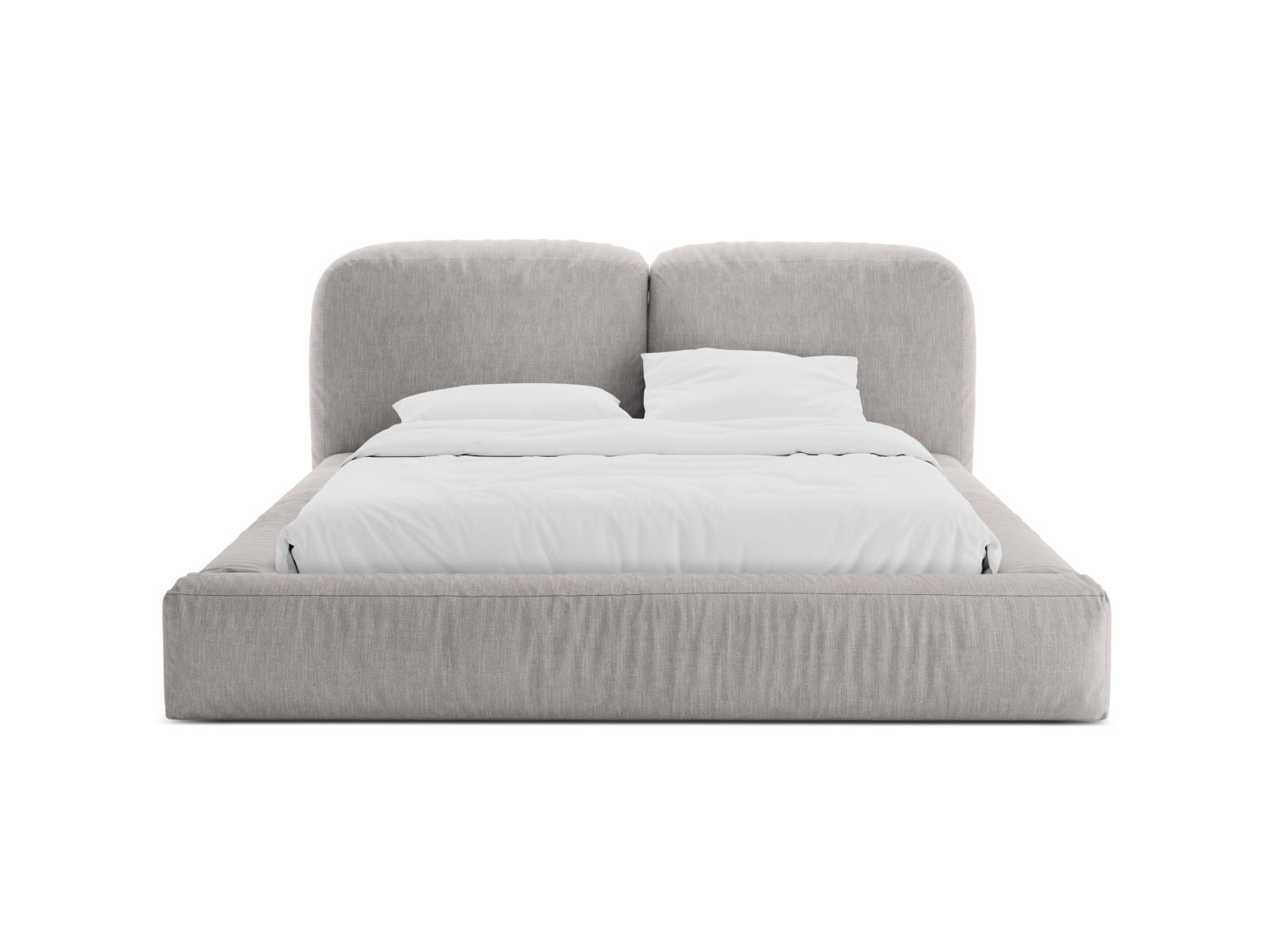 Storage Bed With Headboard, "Martina", 246x246x101